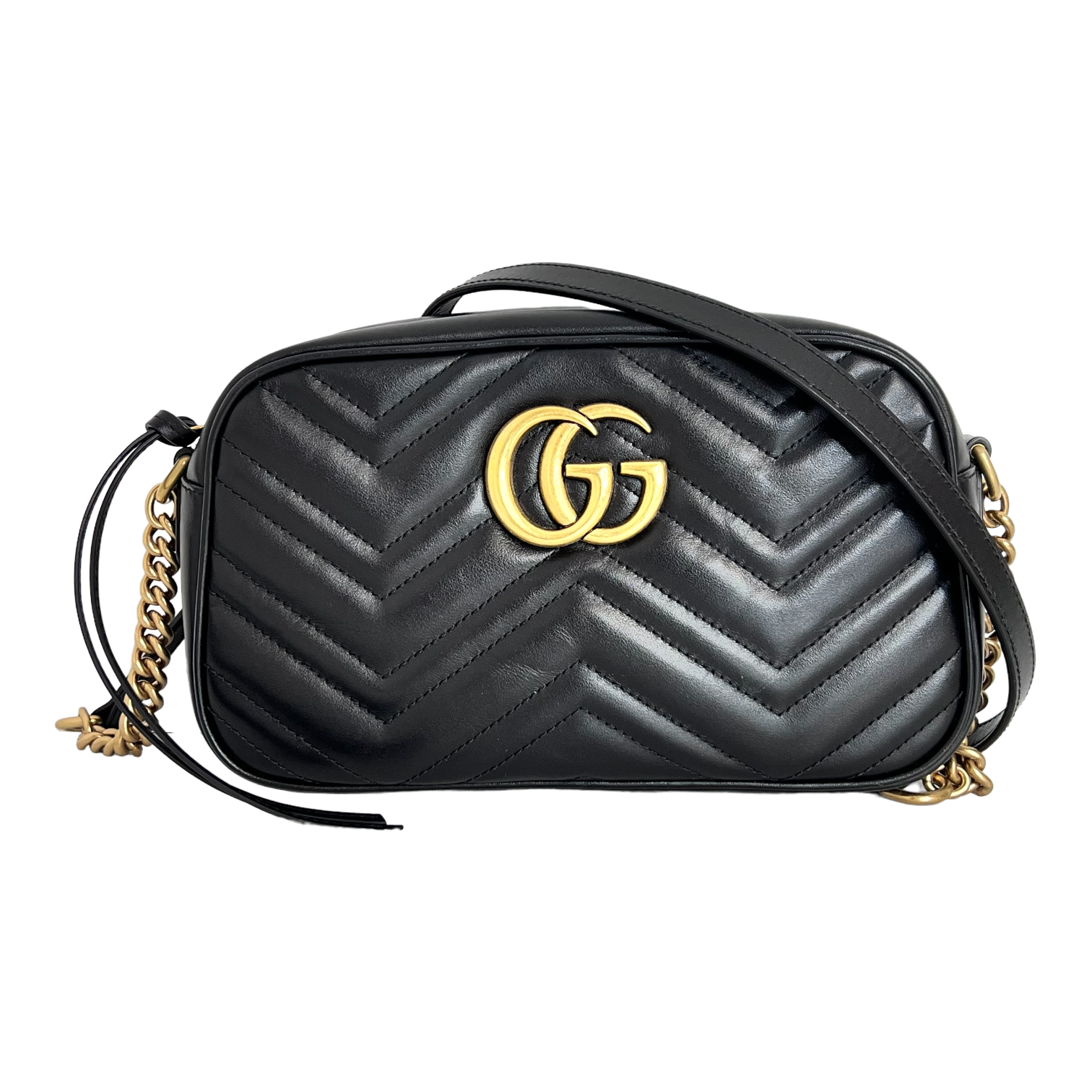 GG Marmont Small Matelassé Shoulder Bag