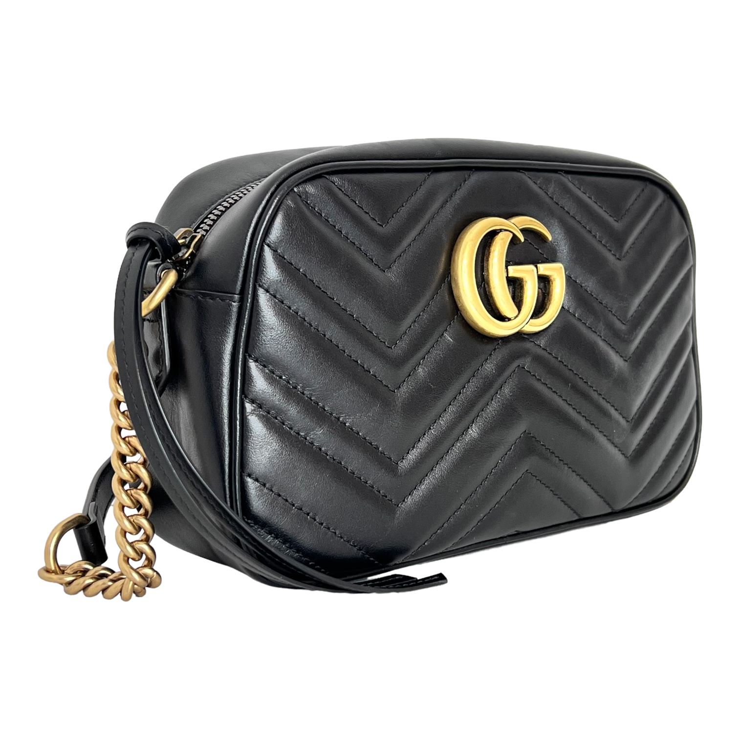 GG Marmont Small Matelassé Shoulder Bag