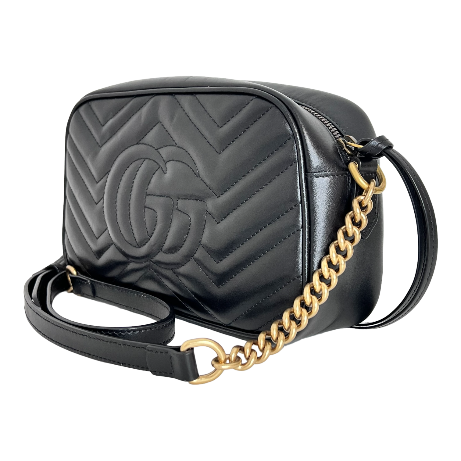 GG Marmont Small Matelassé Shoulder Bag