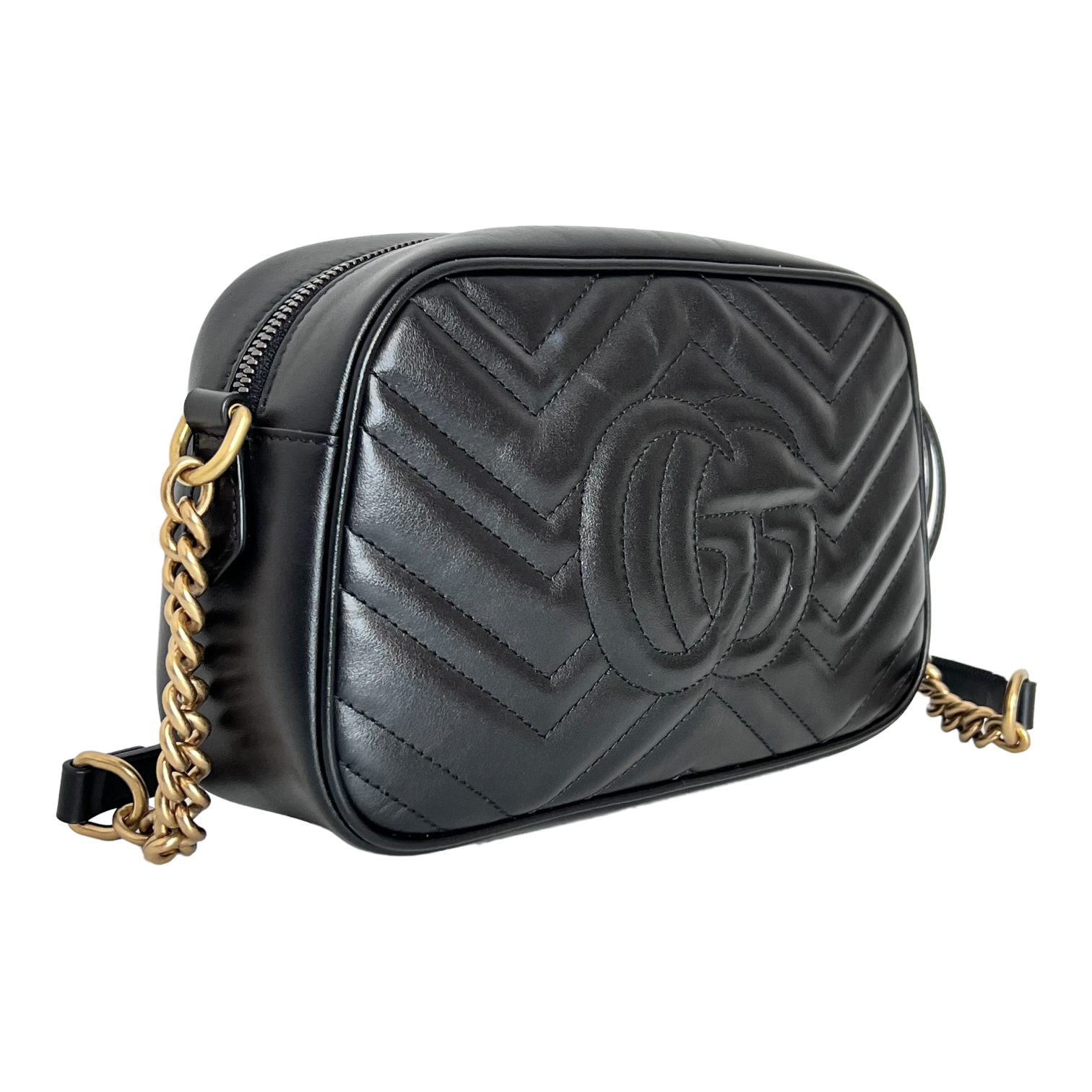 GG Marmont Small Matelassé Shoulder Bag