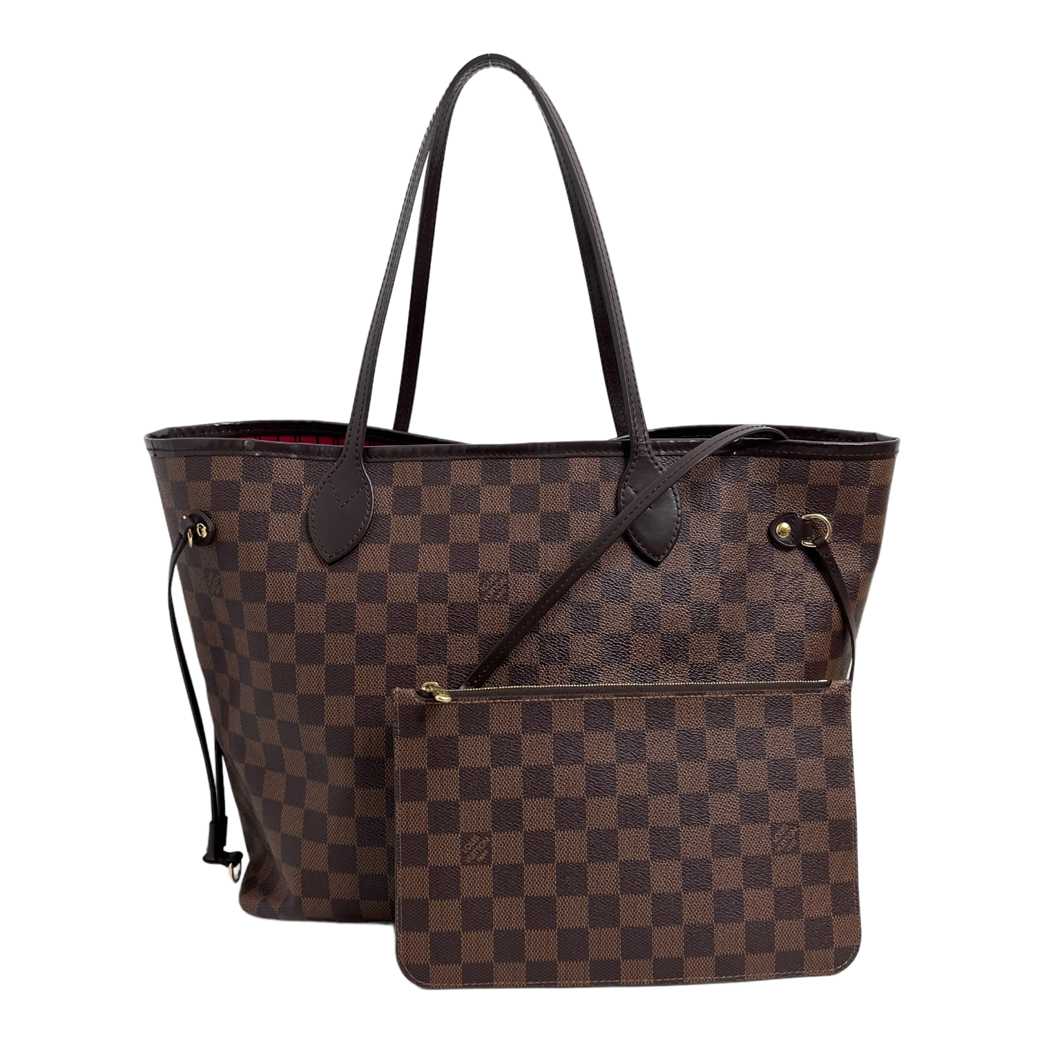 Neverfull Damier Ebene MM with Pouch