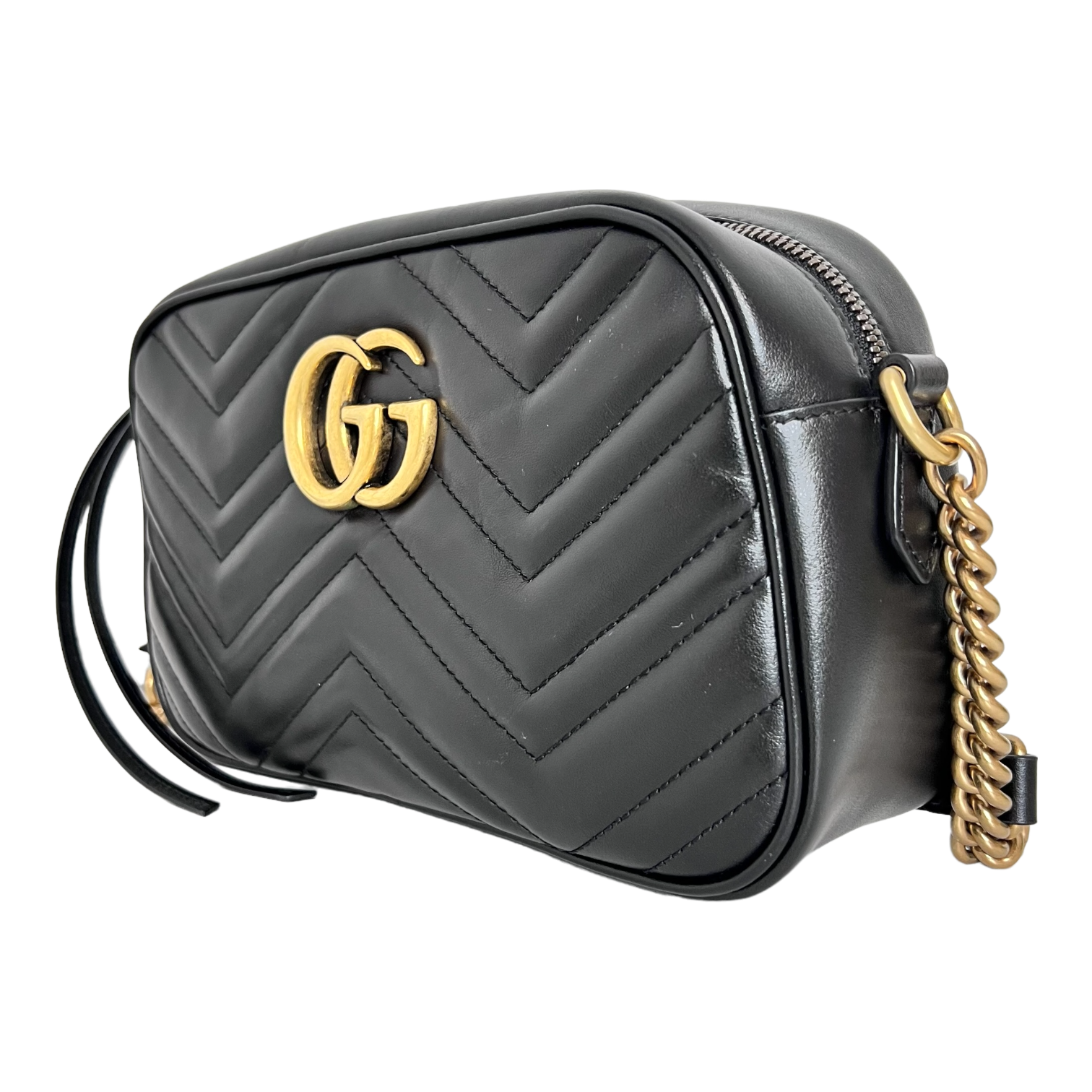 GG Marmont Small Matelassé Shoulder Bag