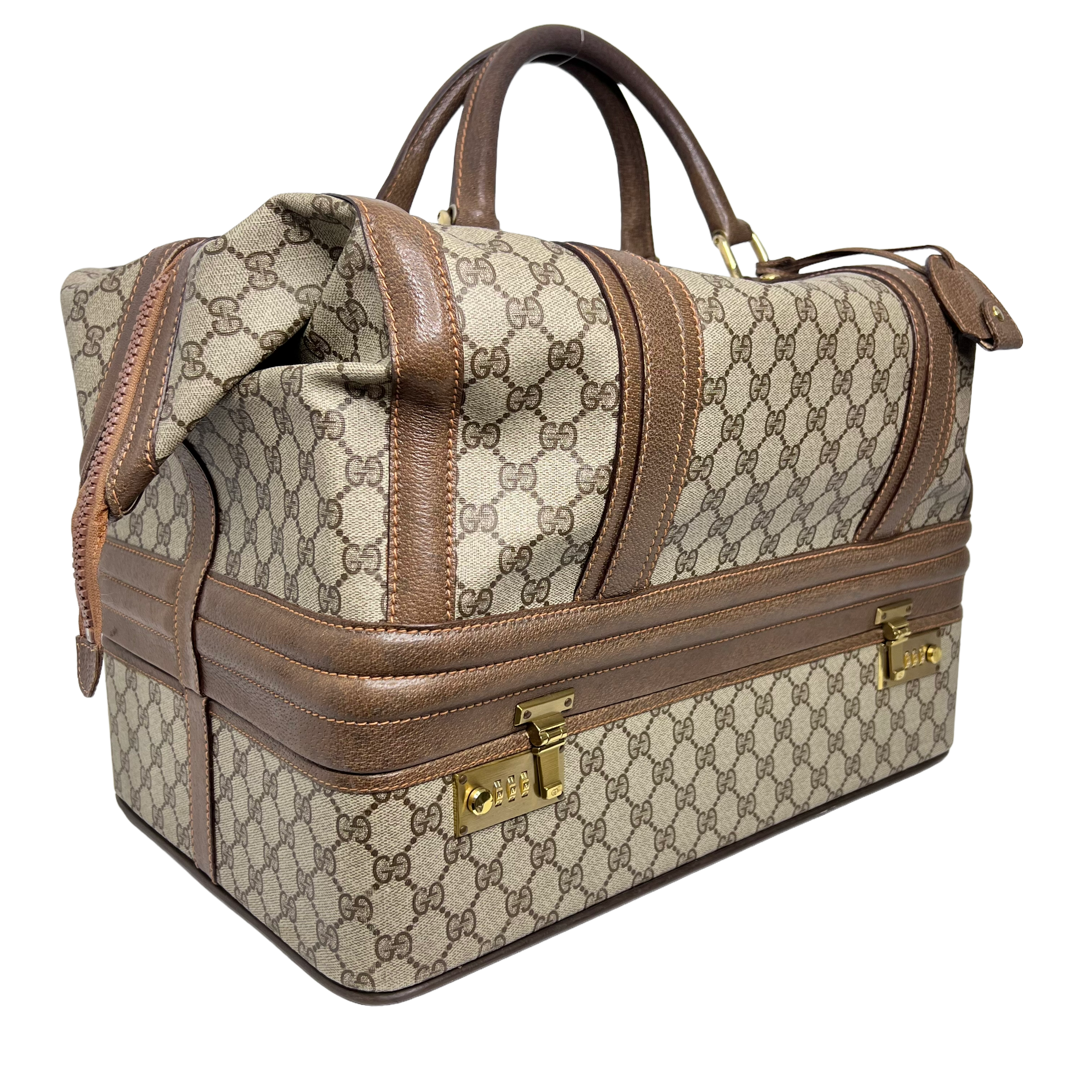 Vintage GG Supreme Travel Bag