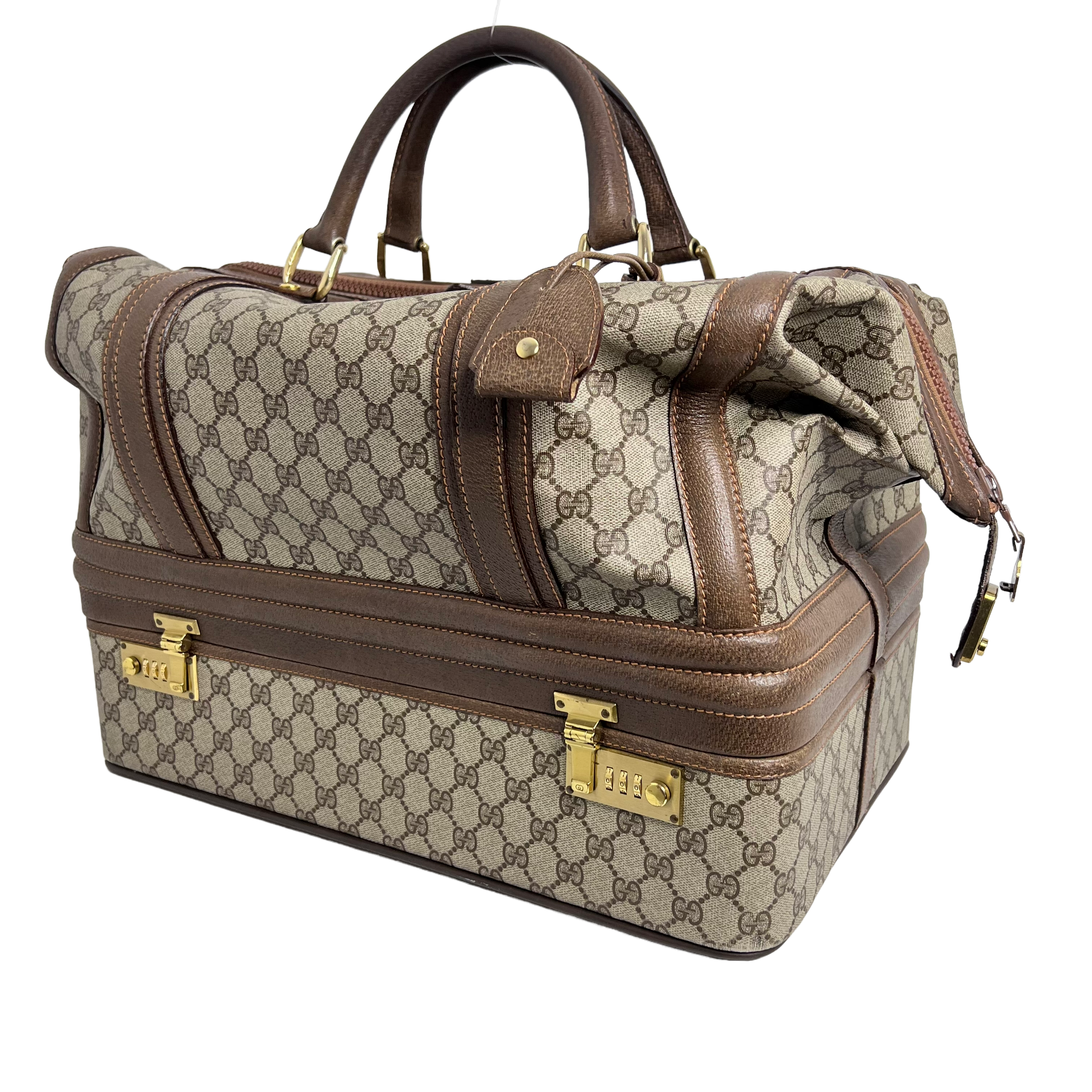 Vintage GG Supreme Travel Bag