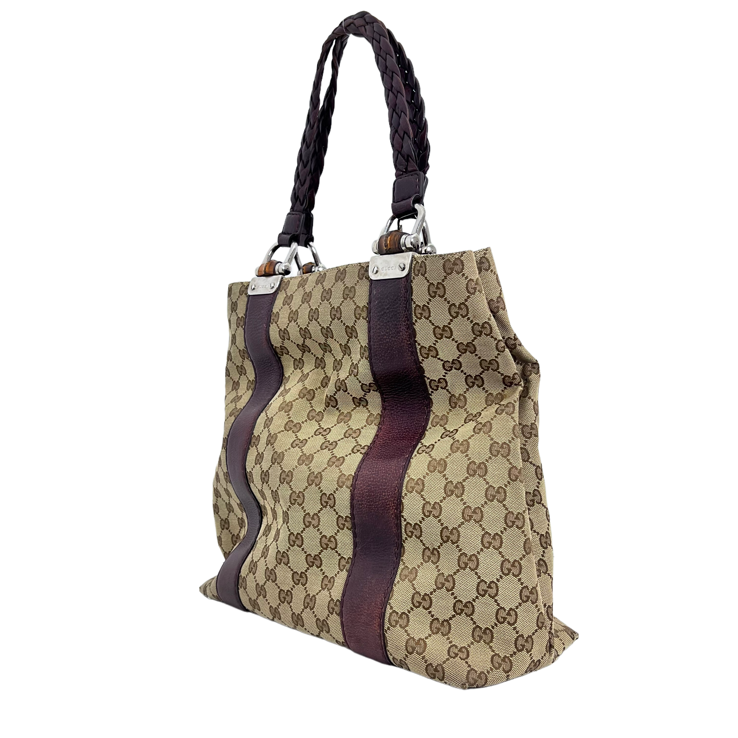 Braided Bamboo Tote