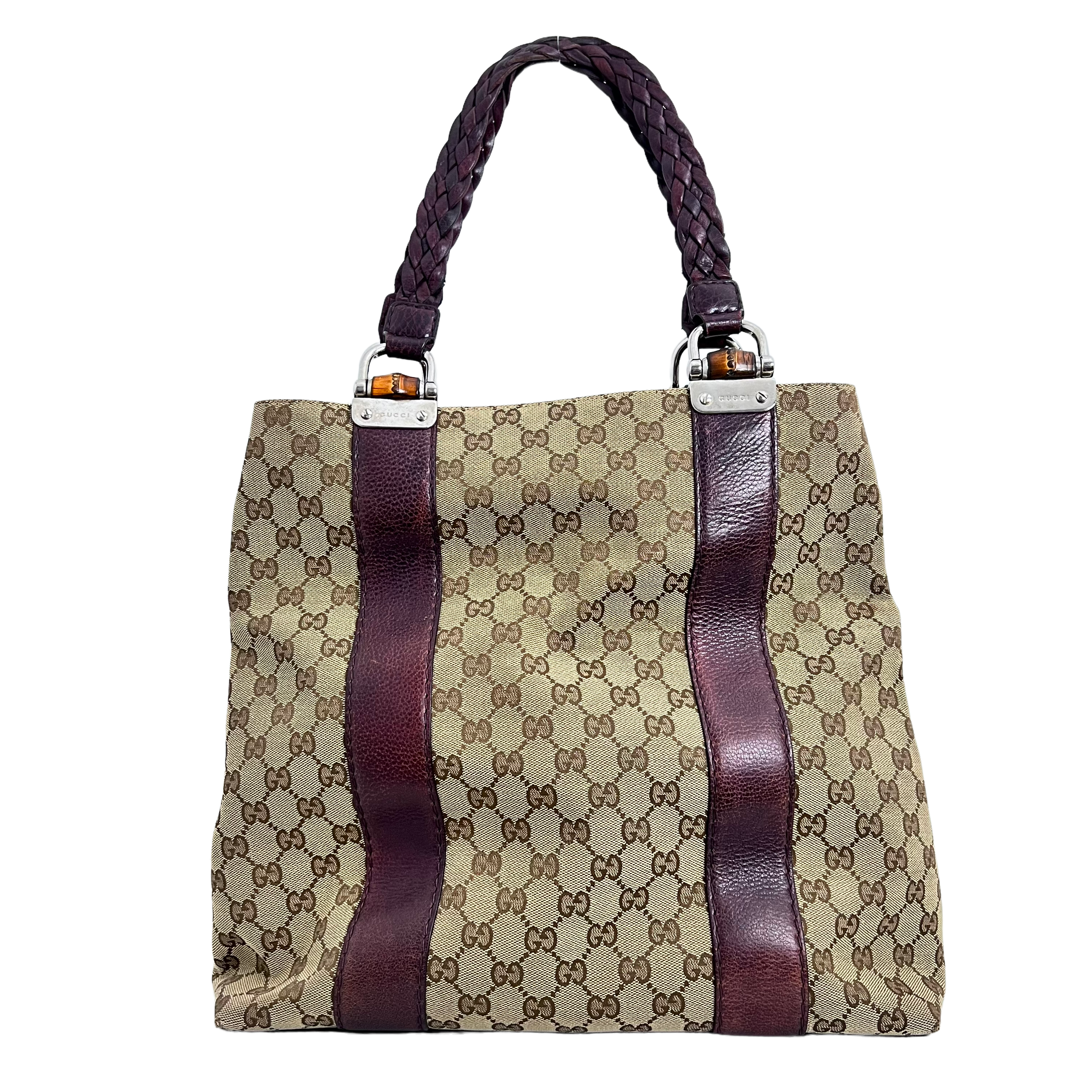 Braided Bamboo Tote