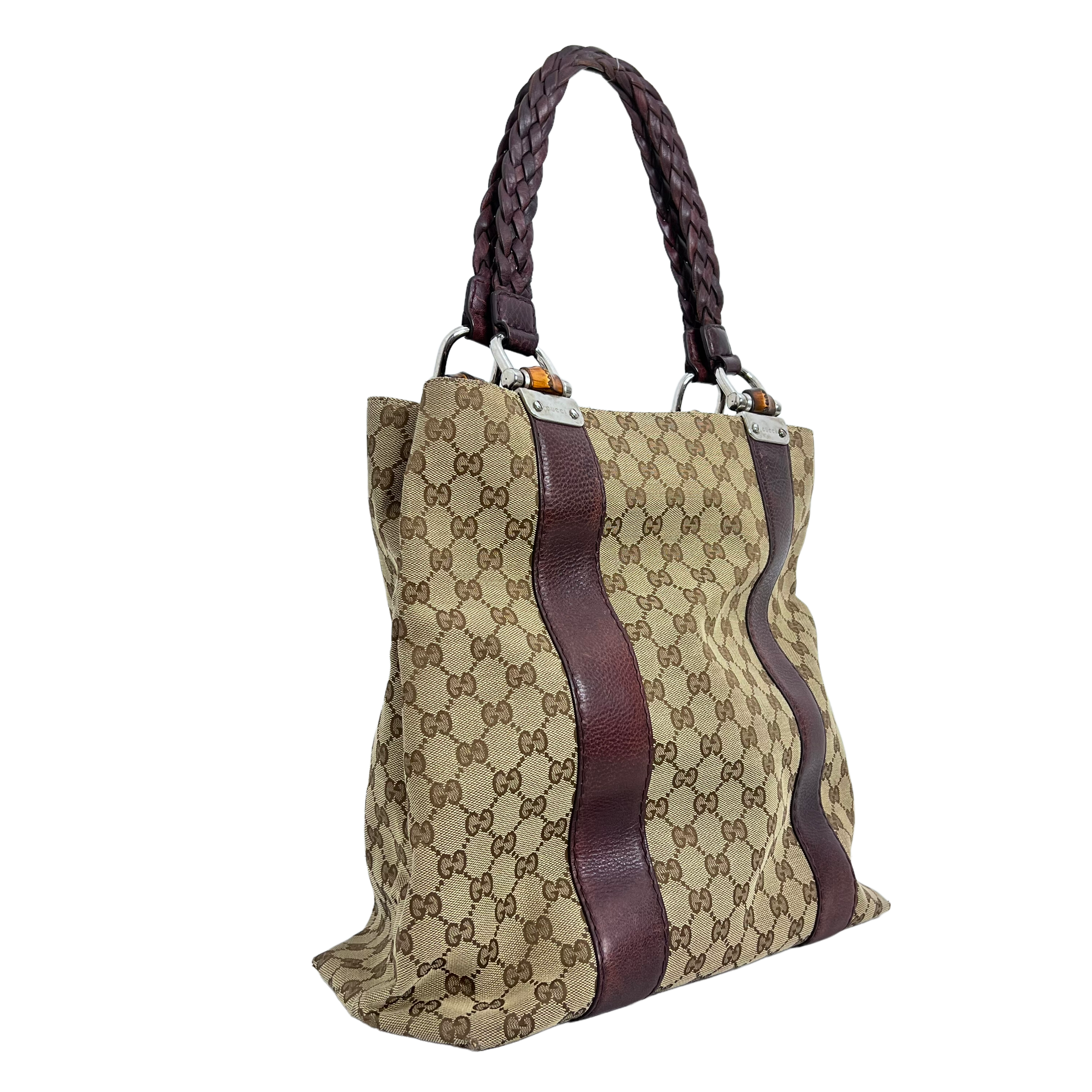 Braided Bamboo Tote
