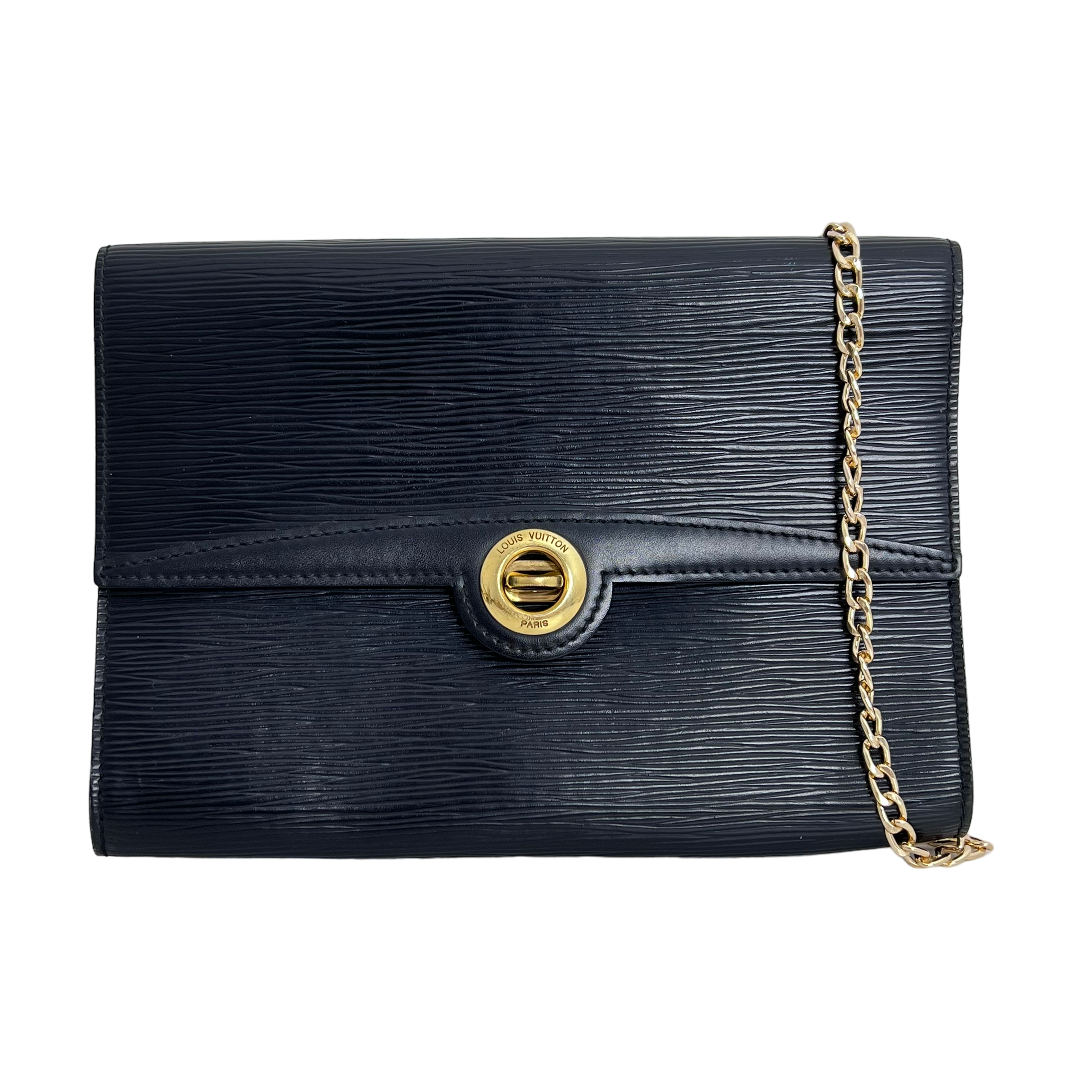 Black Epi Archie Clutch Bag