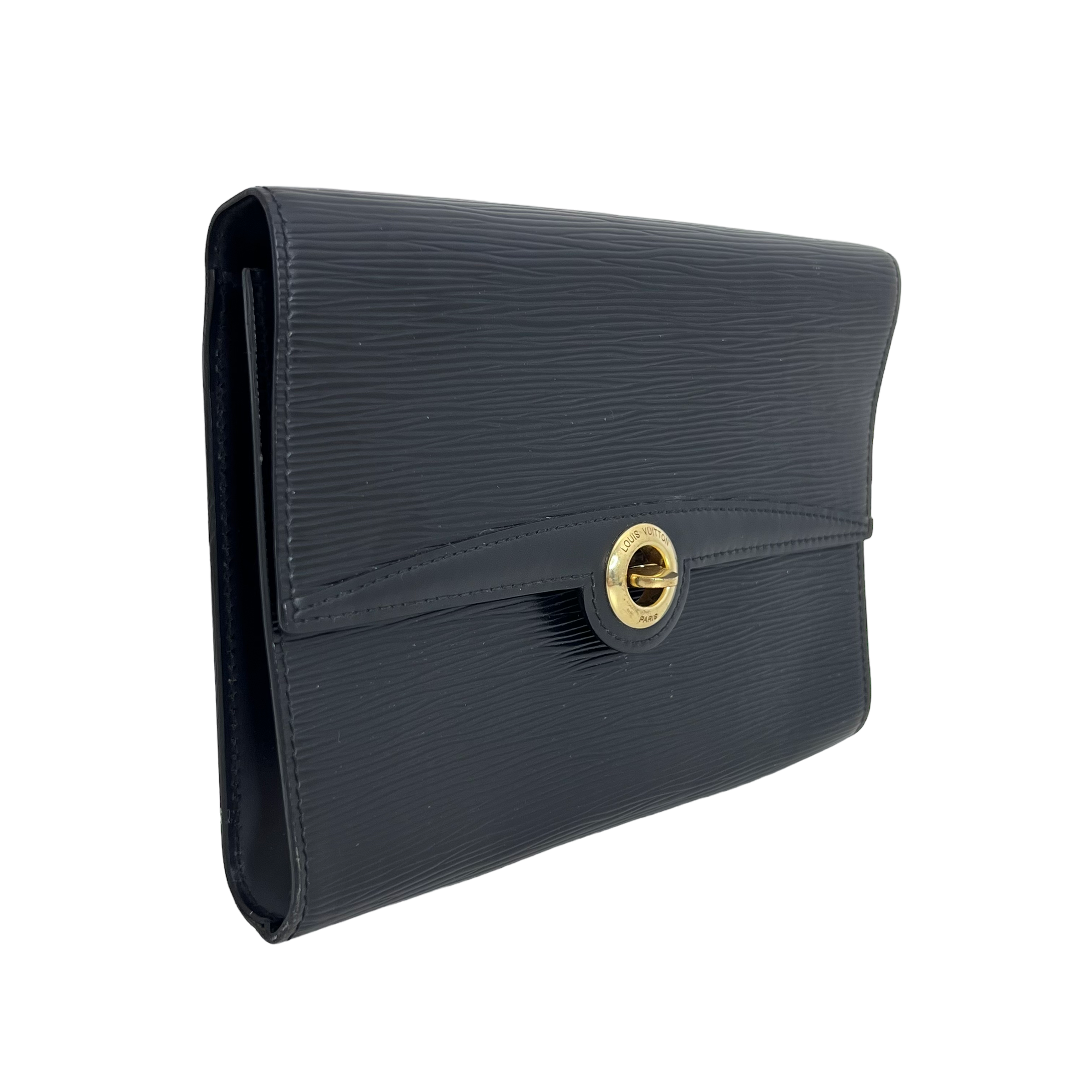 Black Epi Archie Clutch Bag
