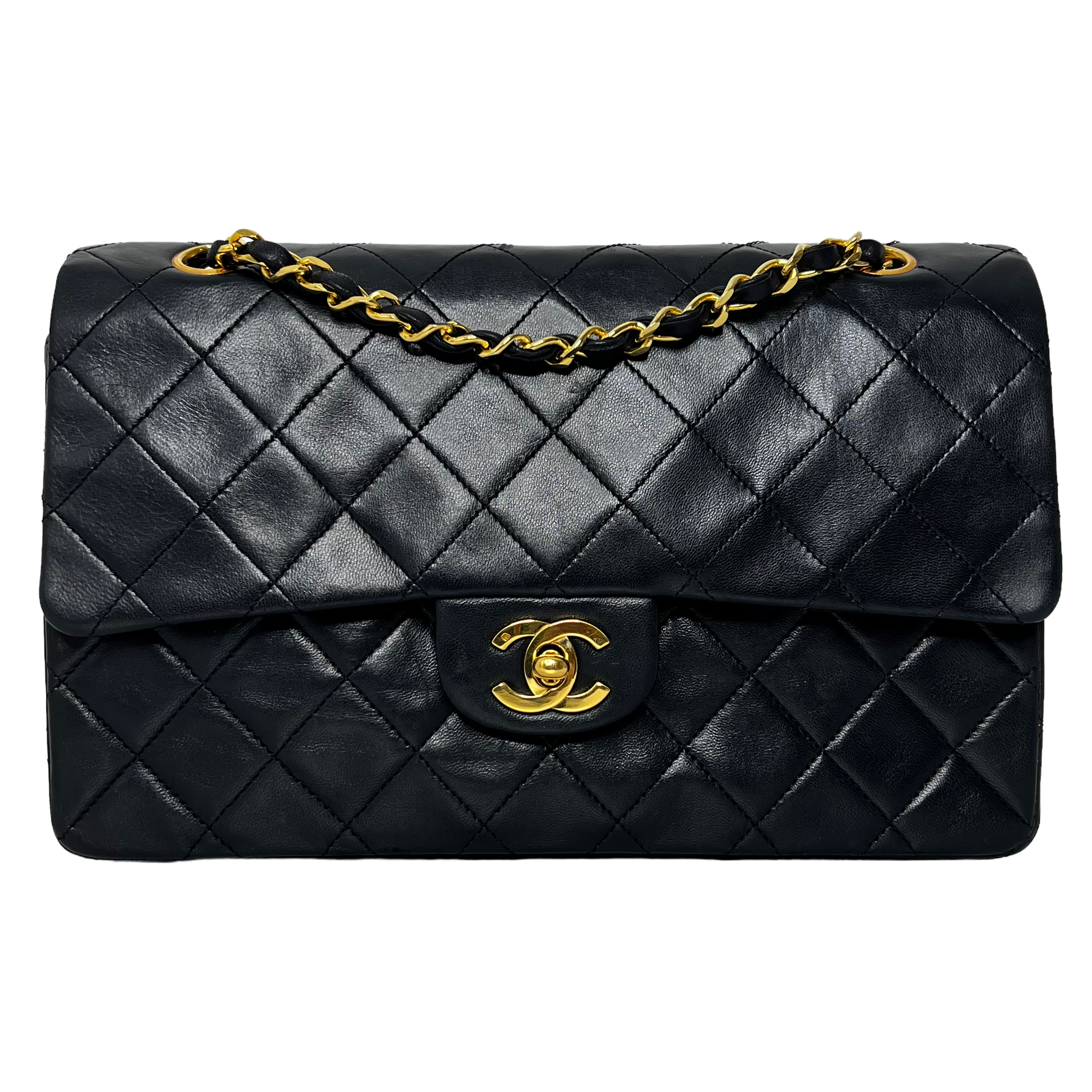 Vintage Medium Classic Double Flap