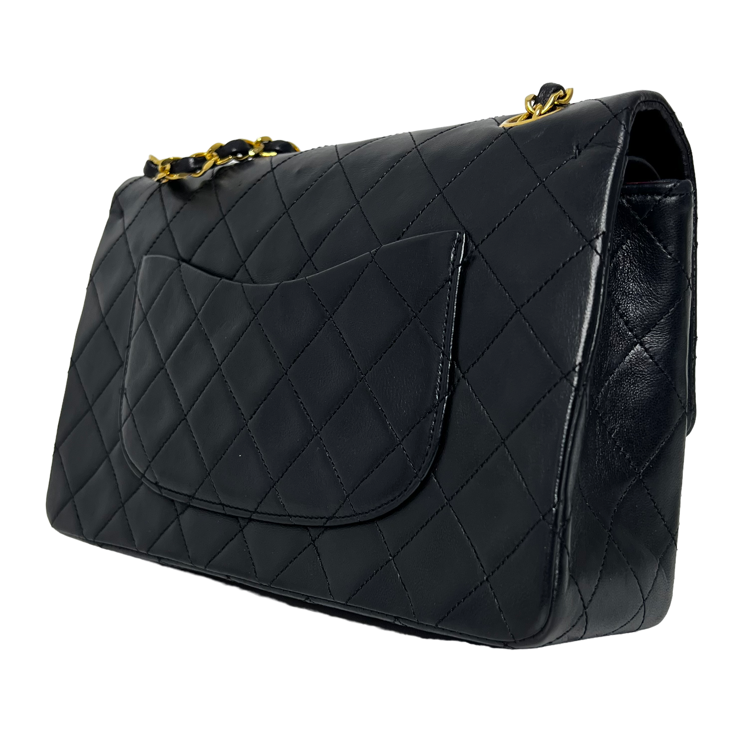 Vintage Medium Classic Double Flap