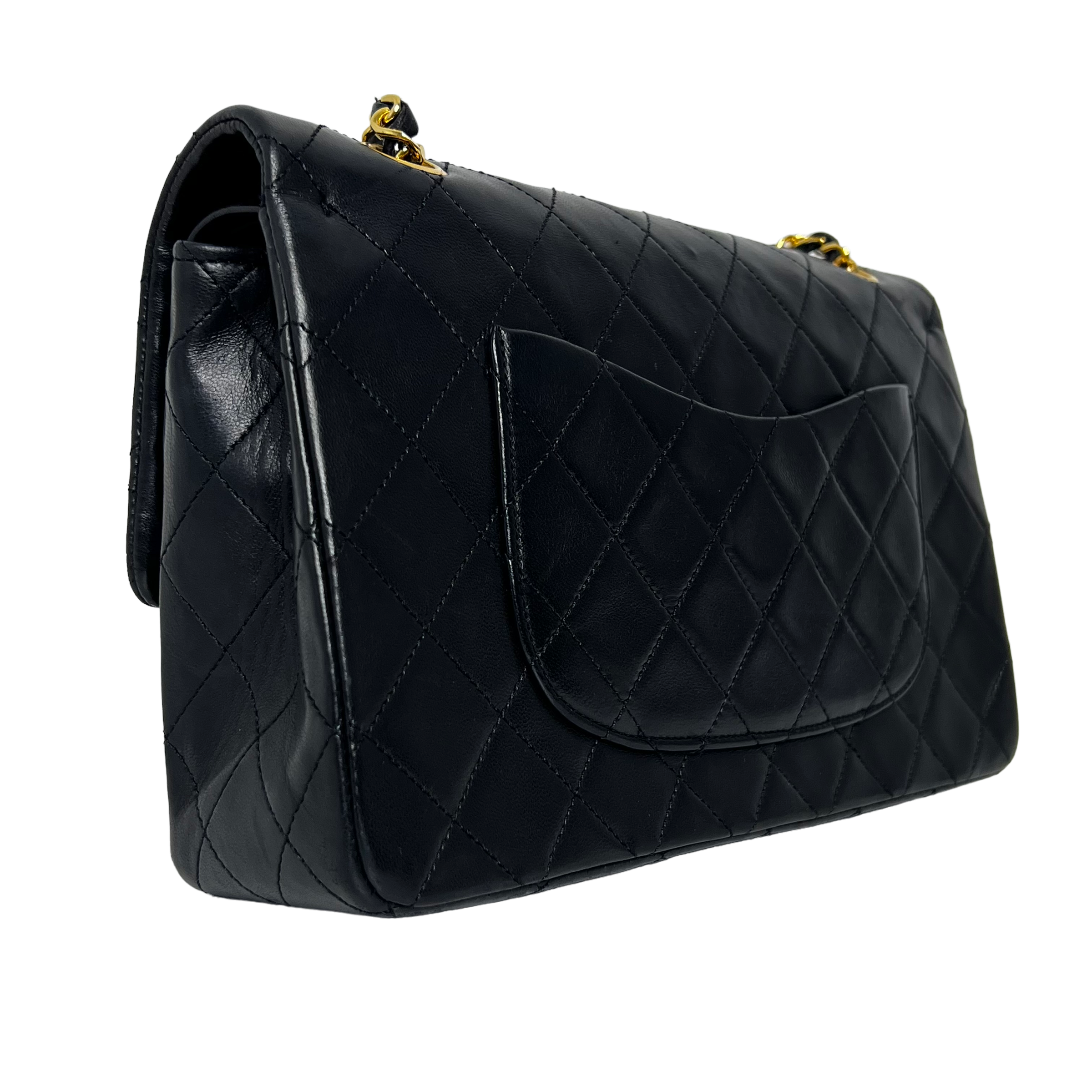 Vintage Medium Classic Double Flap