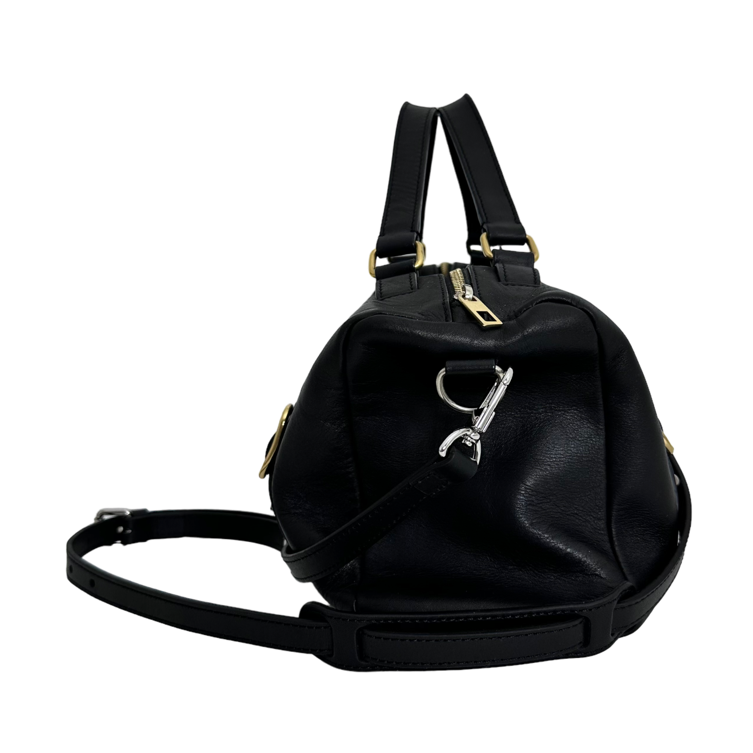 Vintage Top Handle Leather Bag
