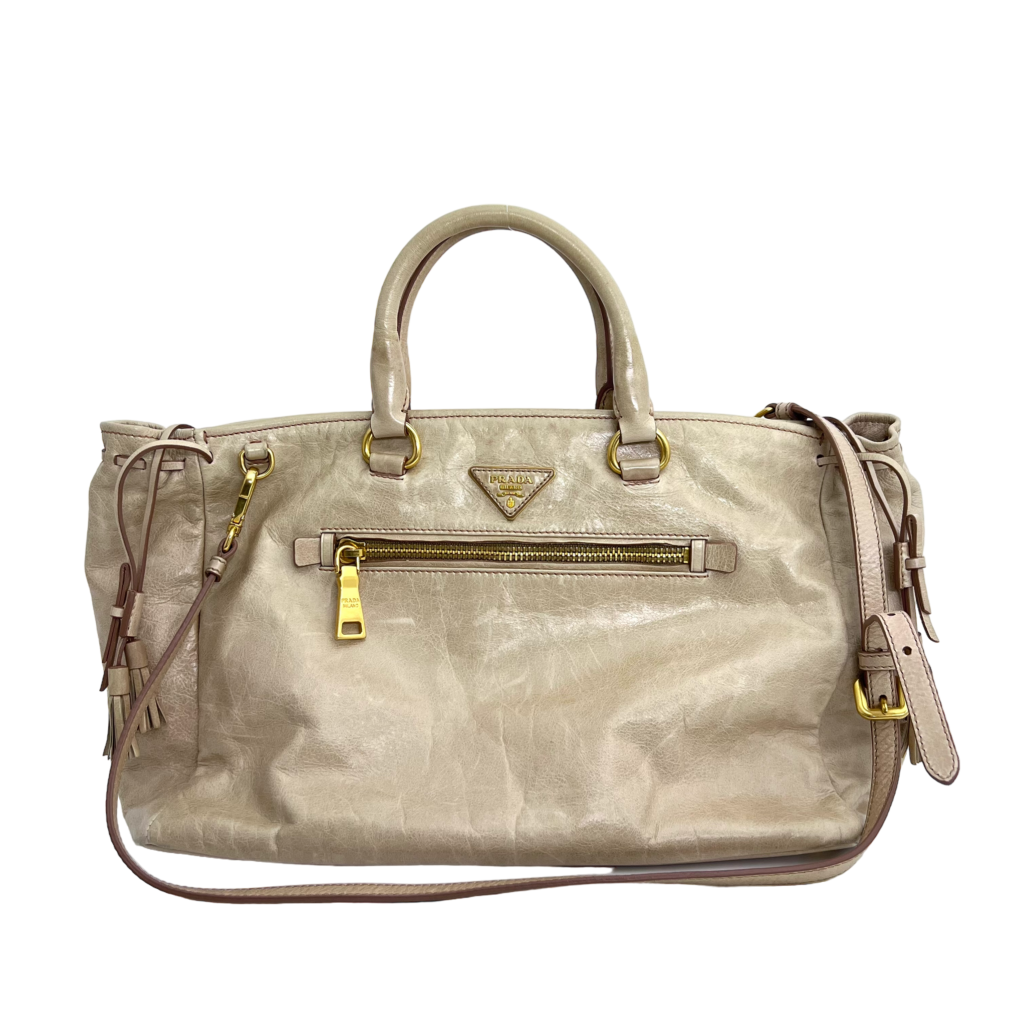 Prada vitello 2025 shine bag