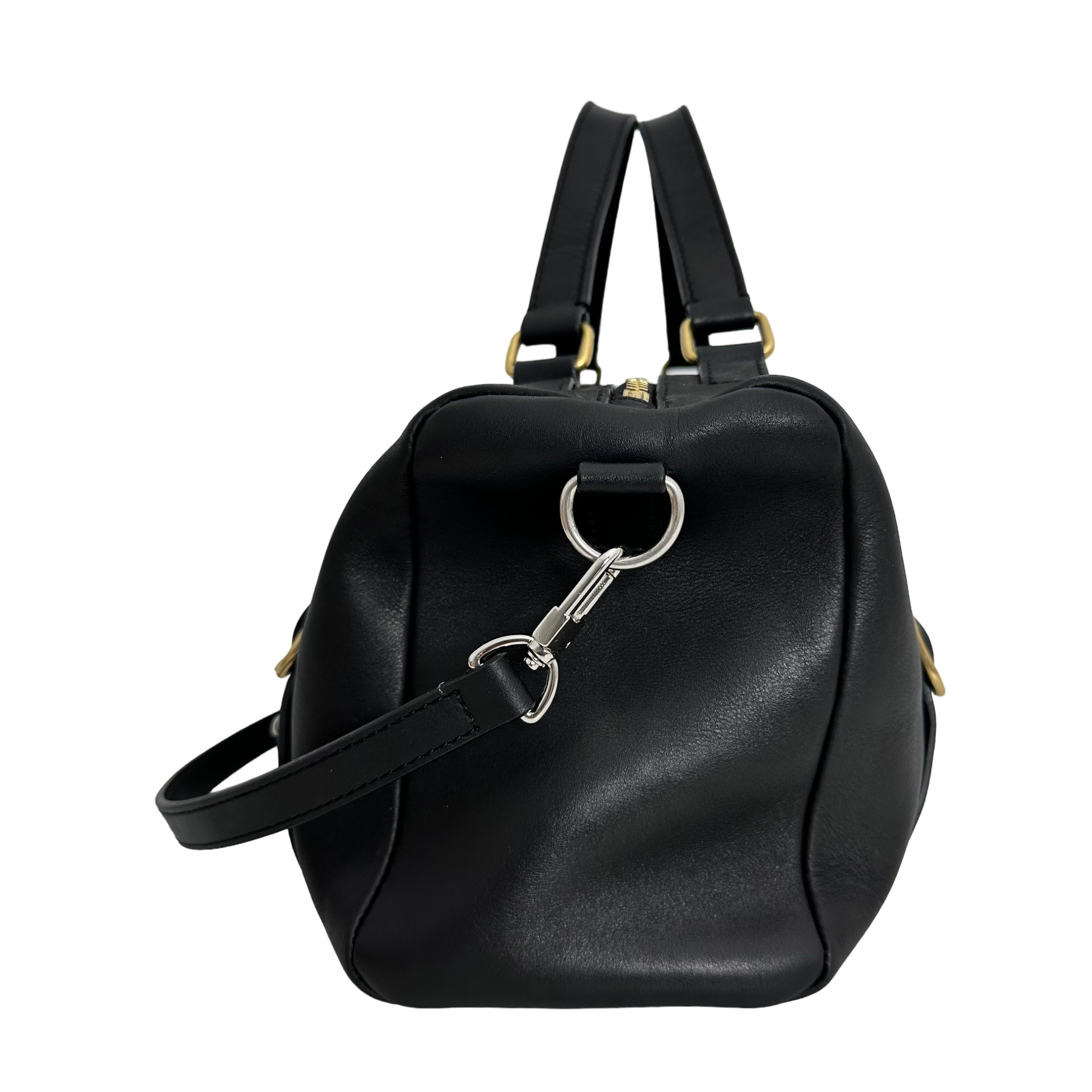 Vintage Top Handle Leather Bag