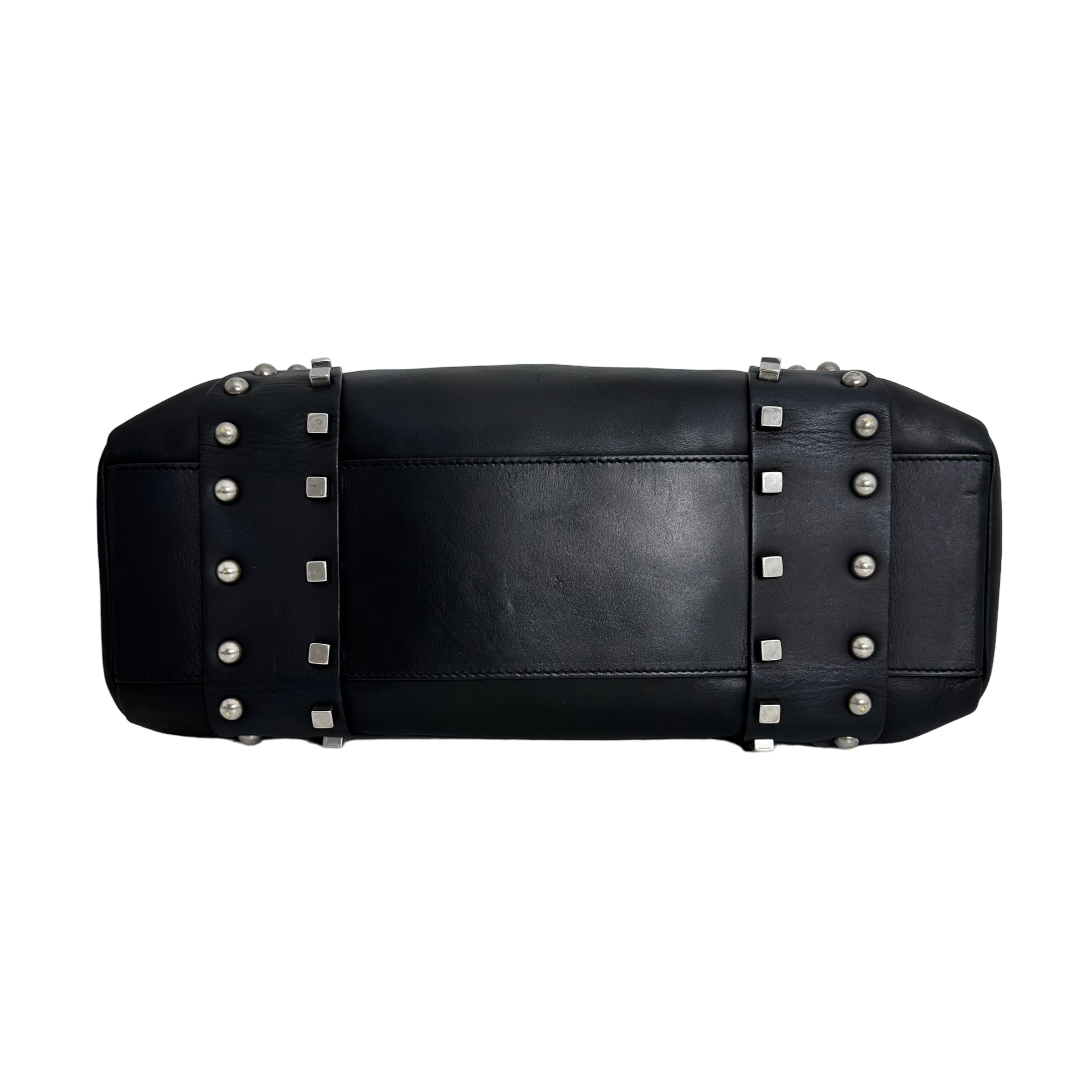 Vintage Top Handle Leather Bag