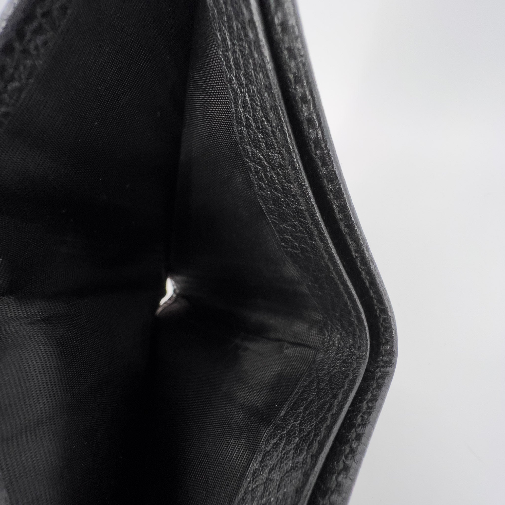 Black GG Web Canvas Mens Wallet