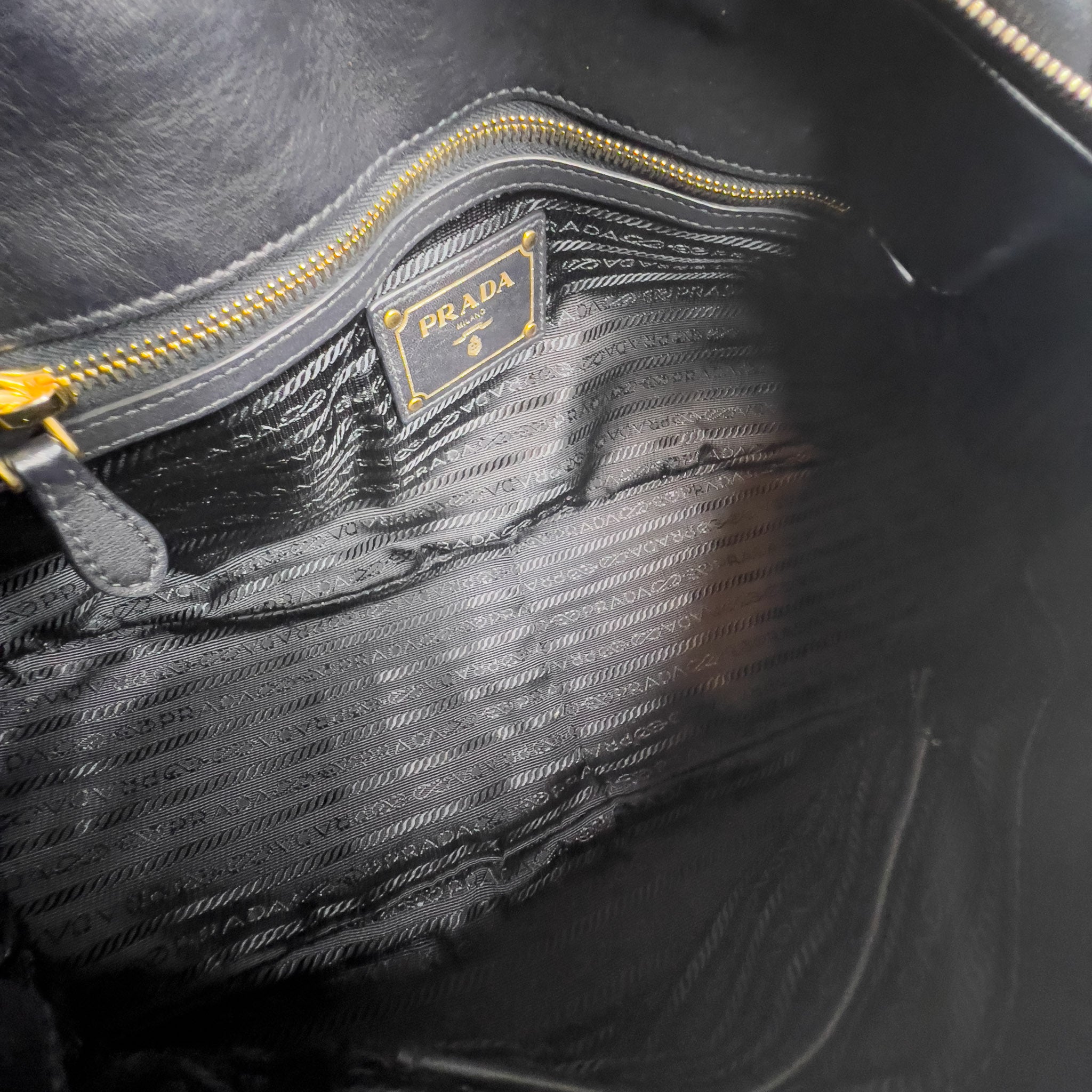 Bauletto Nero Calfskin Leather