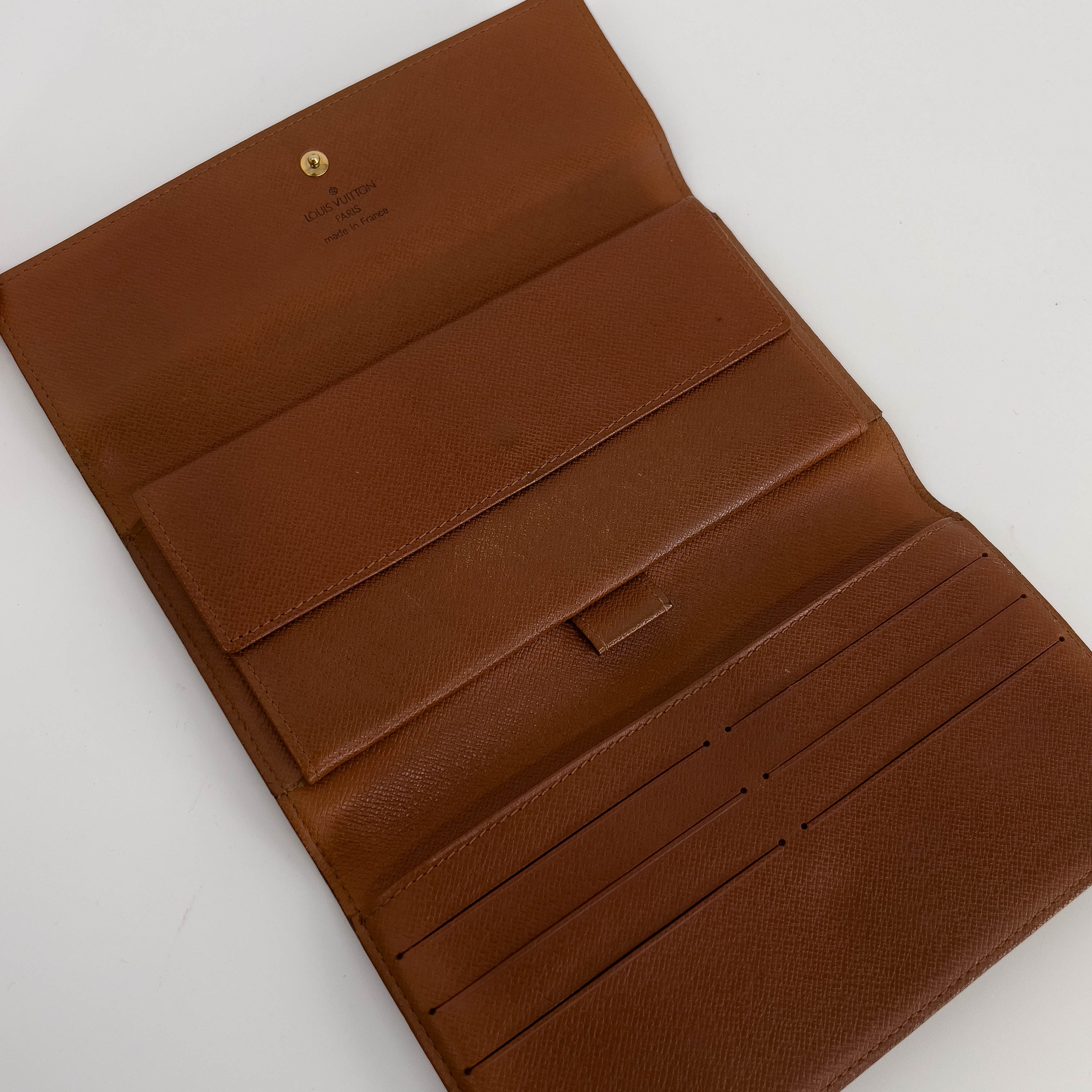 Monogram Wallet with Chain