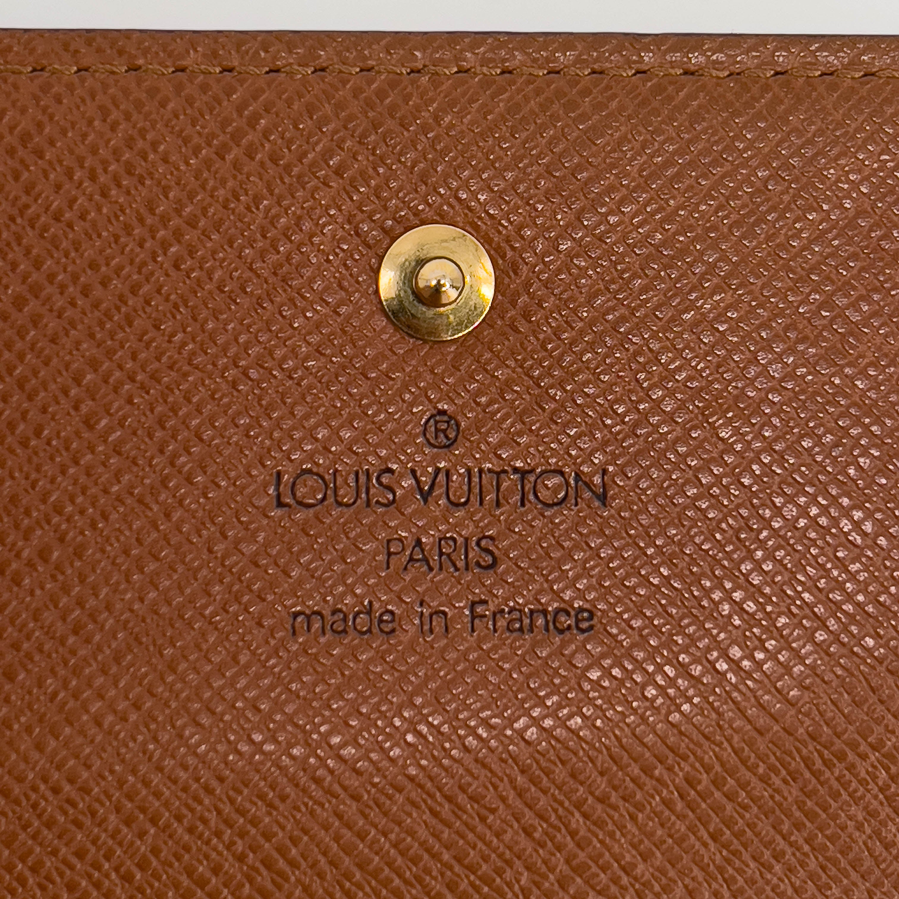 Monogram Wallet with Chain