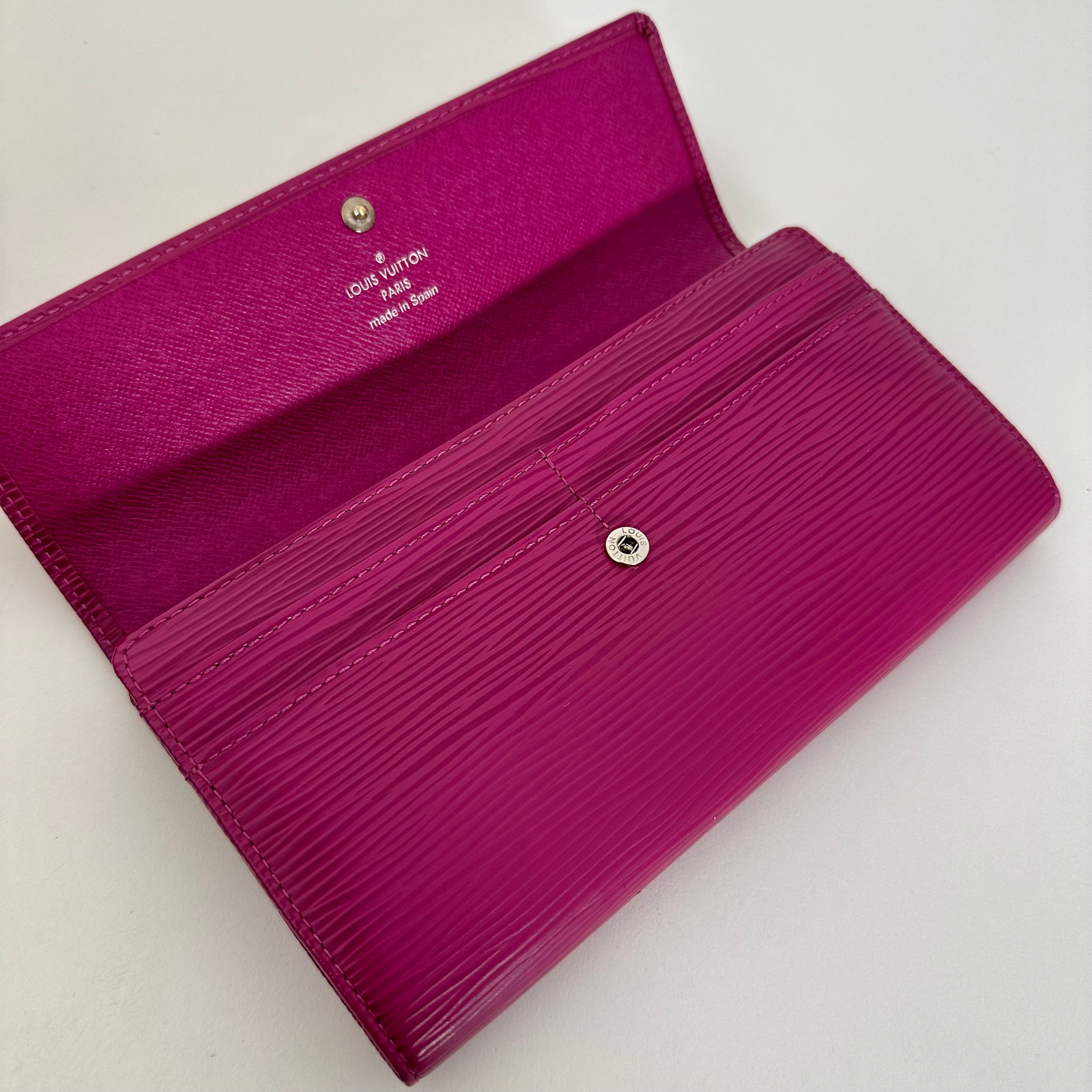 Pink Epi Long Wallet