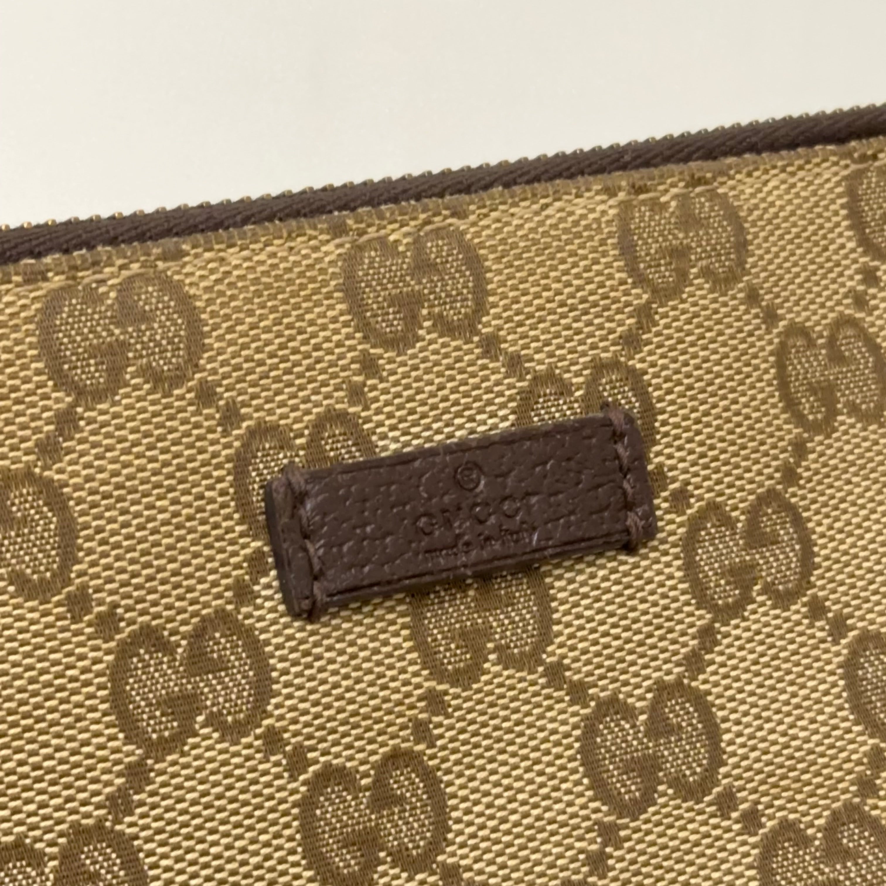 Brown GG Web Crossbody