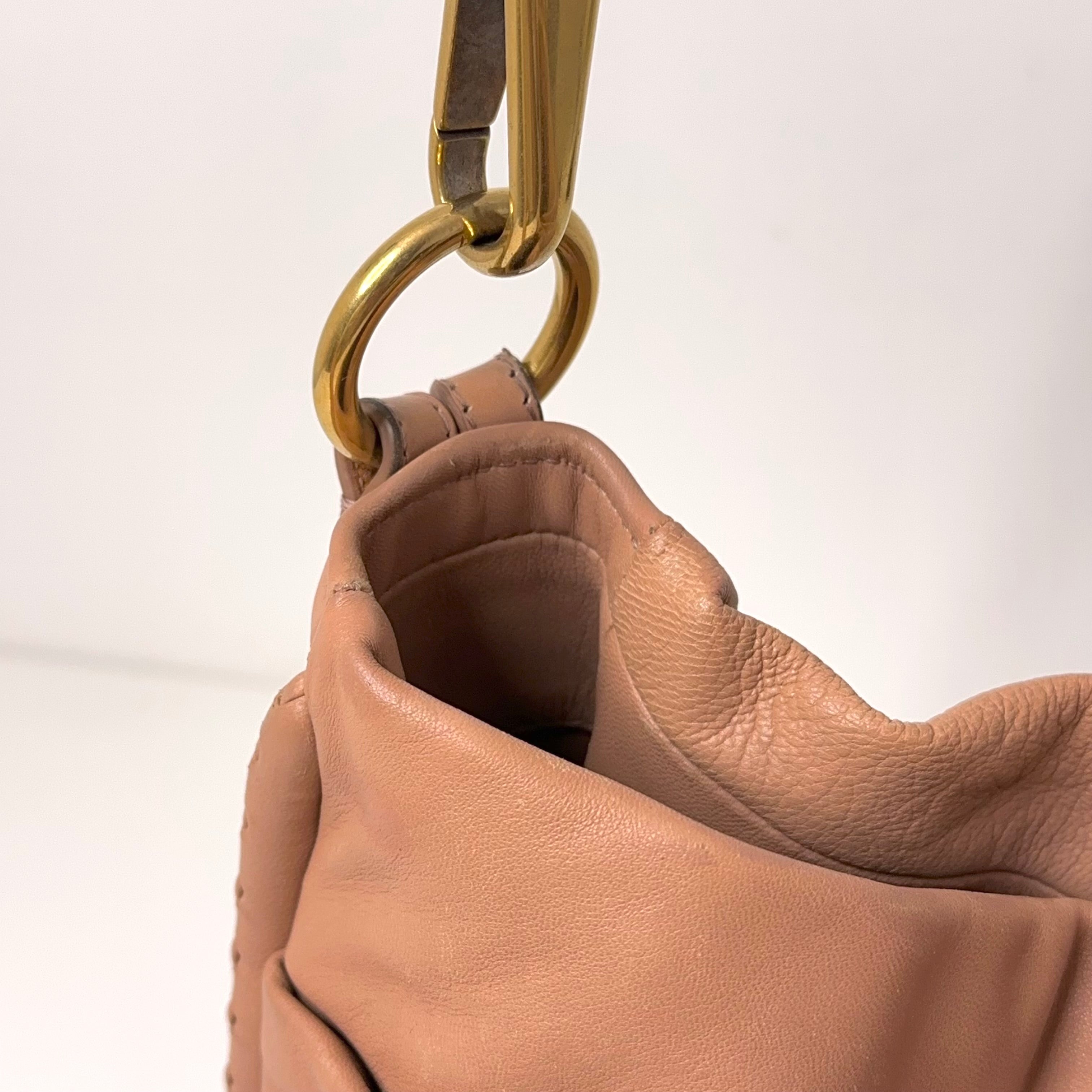 CD Soft Pink Calfskin Shoulder Bag