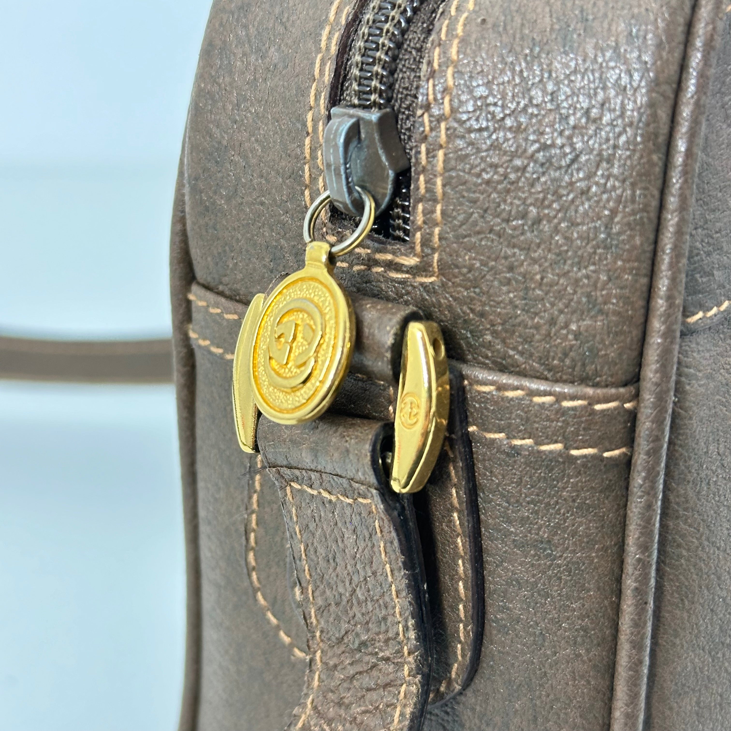 Brown Sherry Line Crossbody