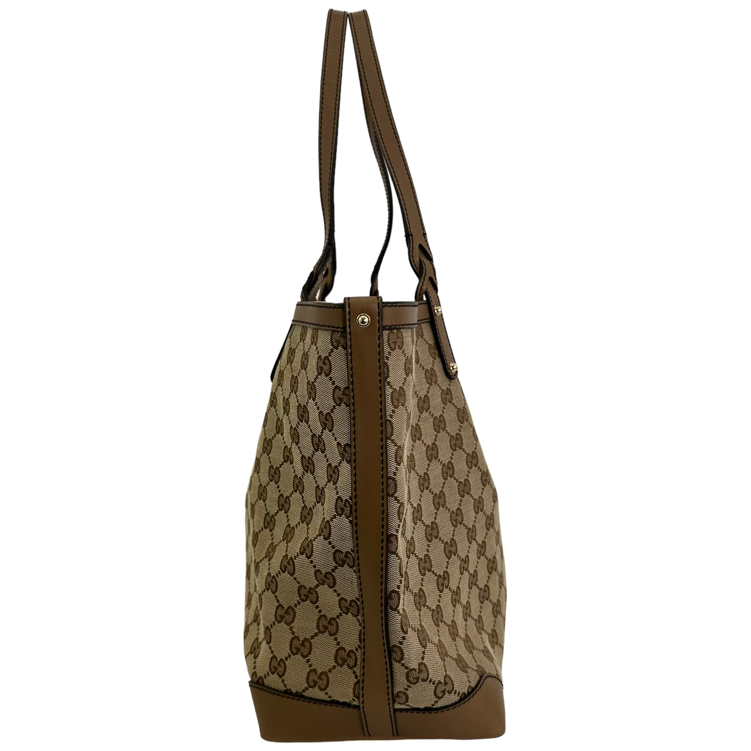 GG Brown Leather Tote