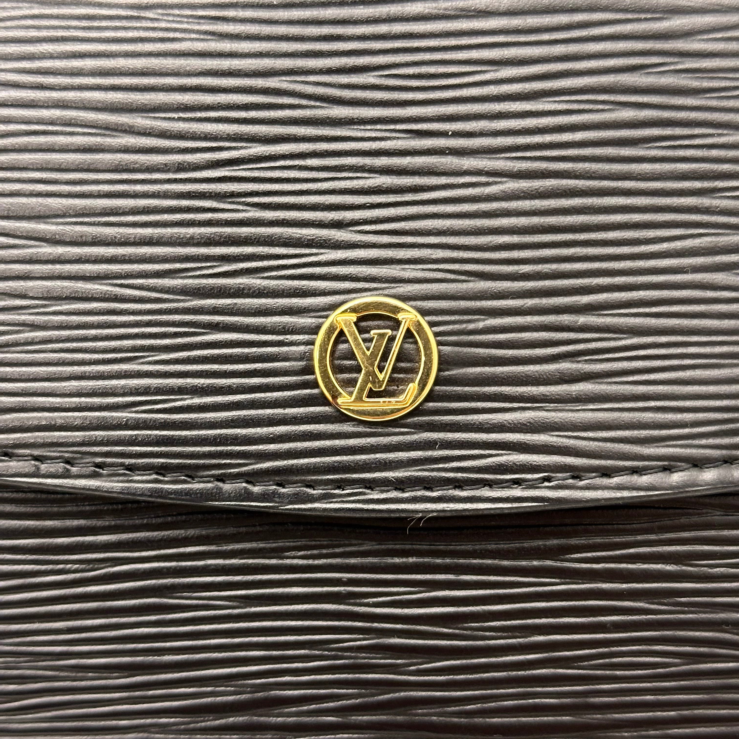 Black Epi Clutch