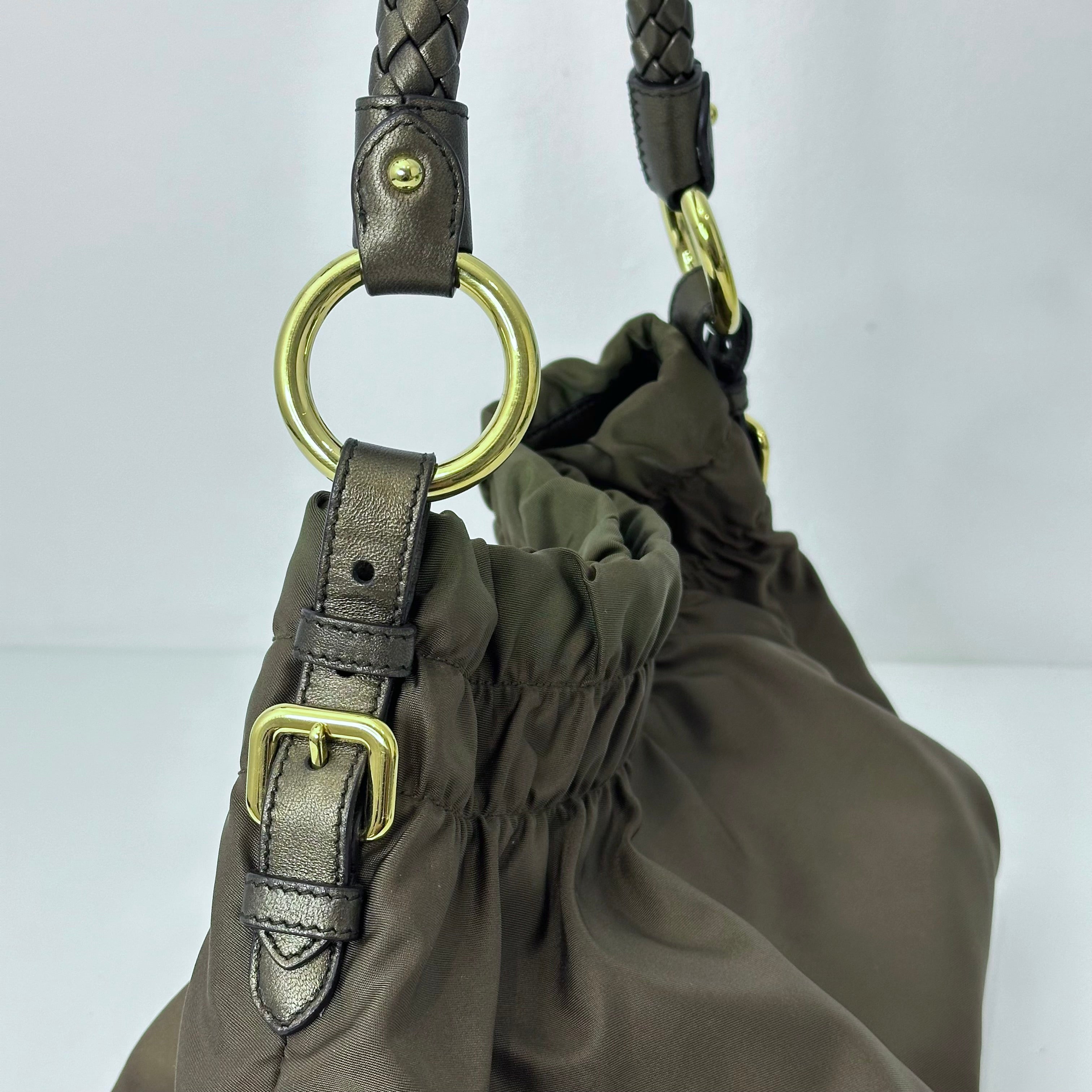 Bow Tessuto Shoulder Bag