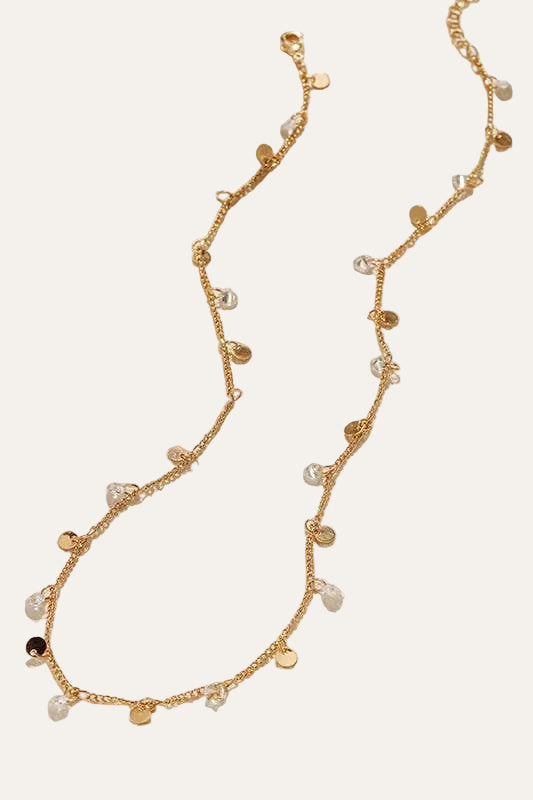 DAINTY DISC NECKLACE