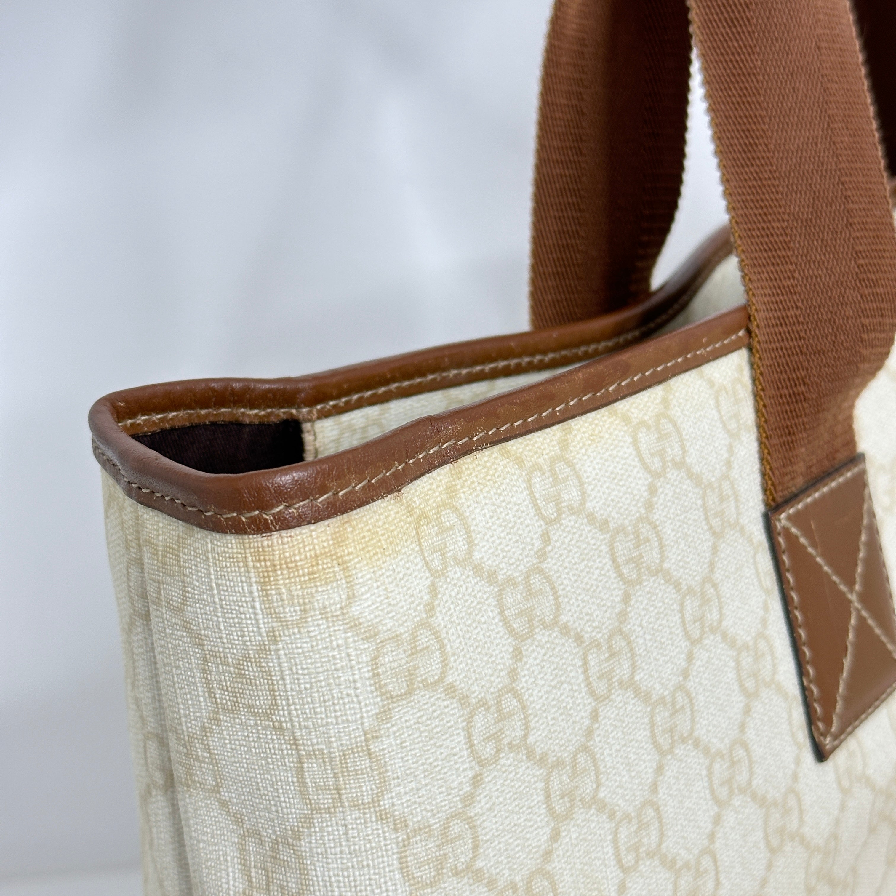 White GG Travel Bag