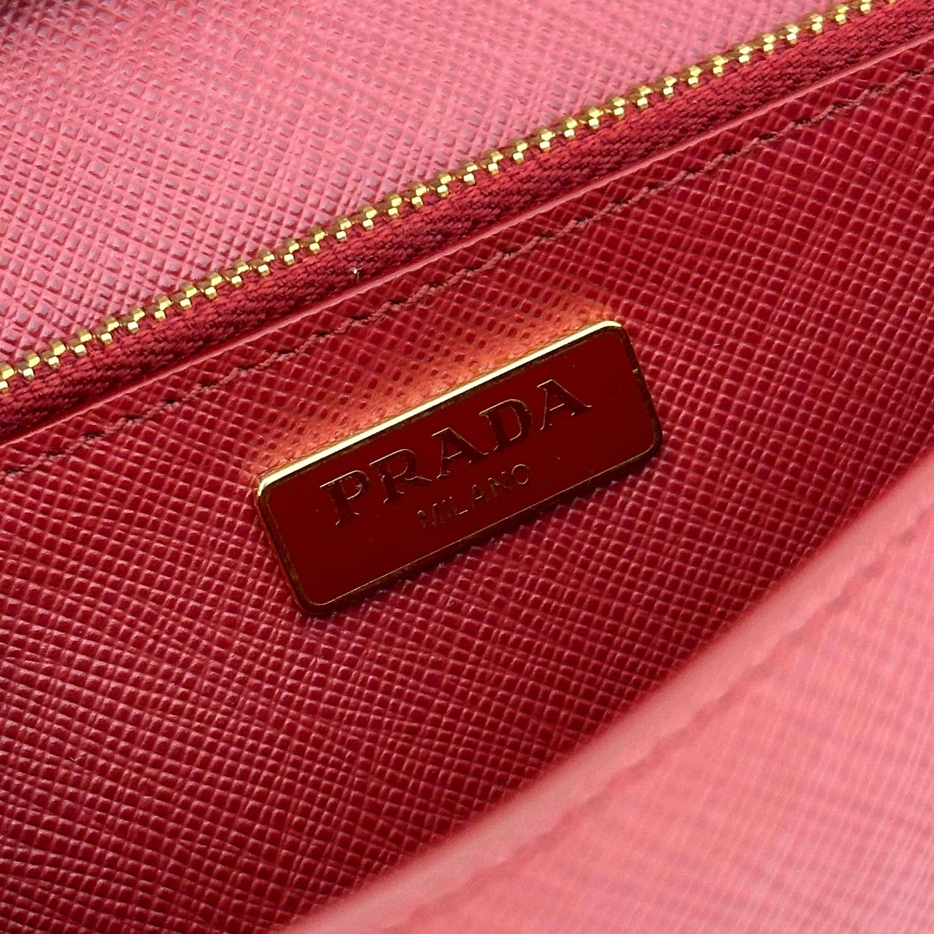 Red Saffiano WOC