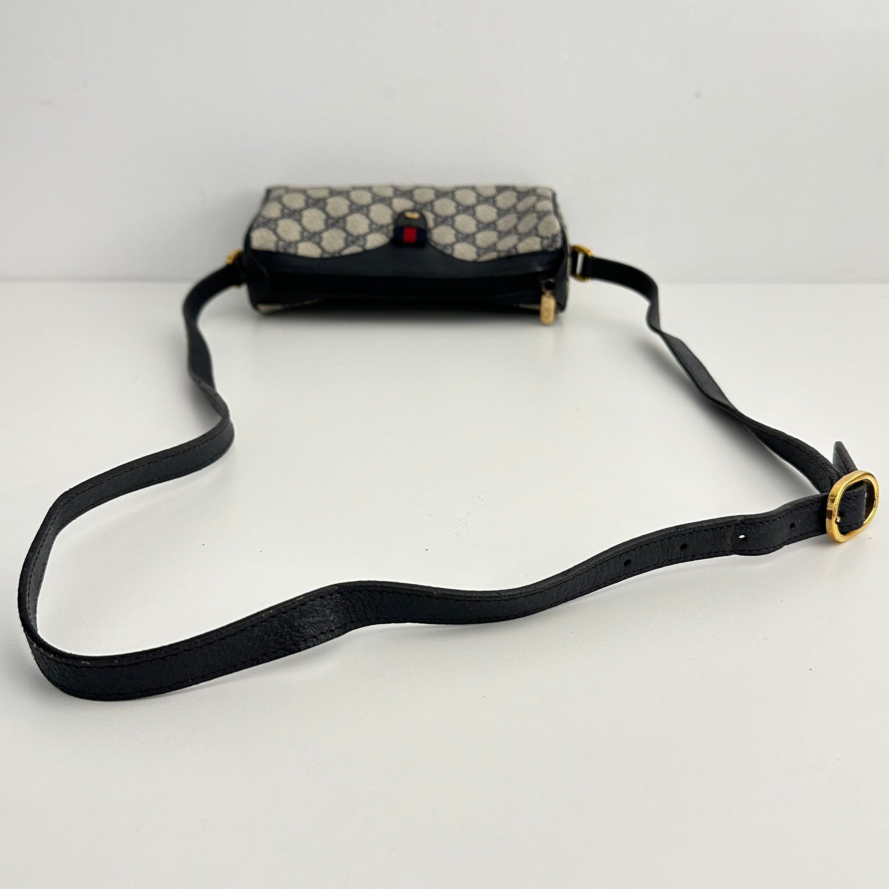 Navy GG Crossbody