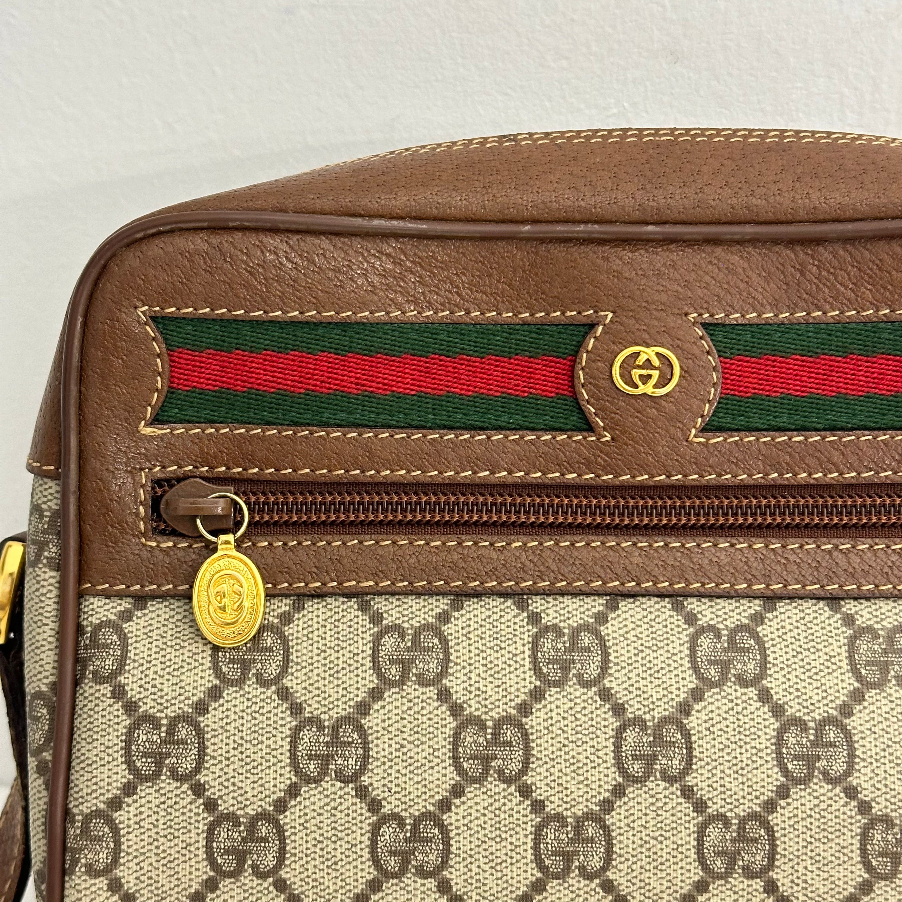 Brown GG Supreme Crossbody