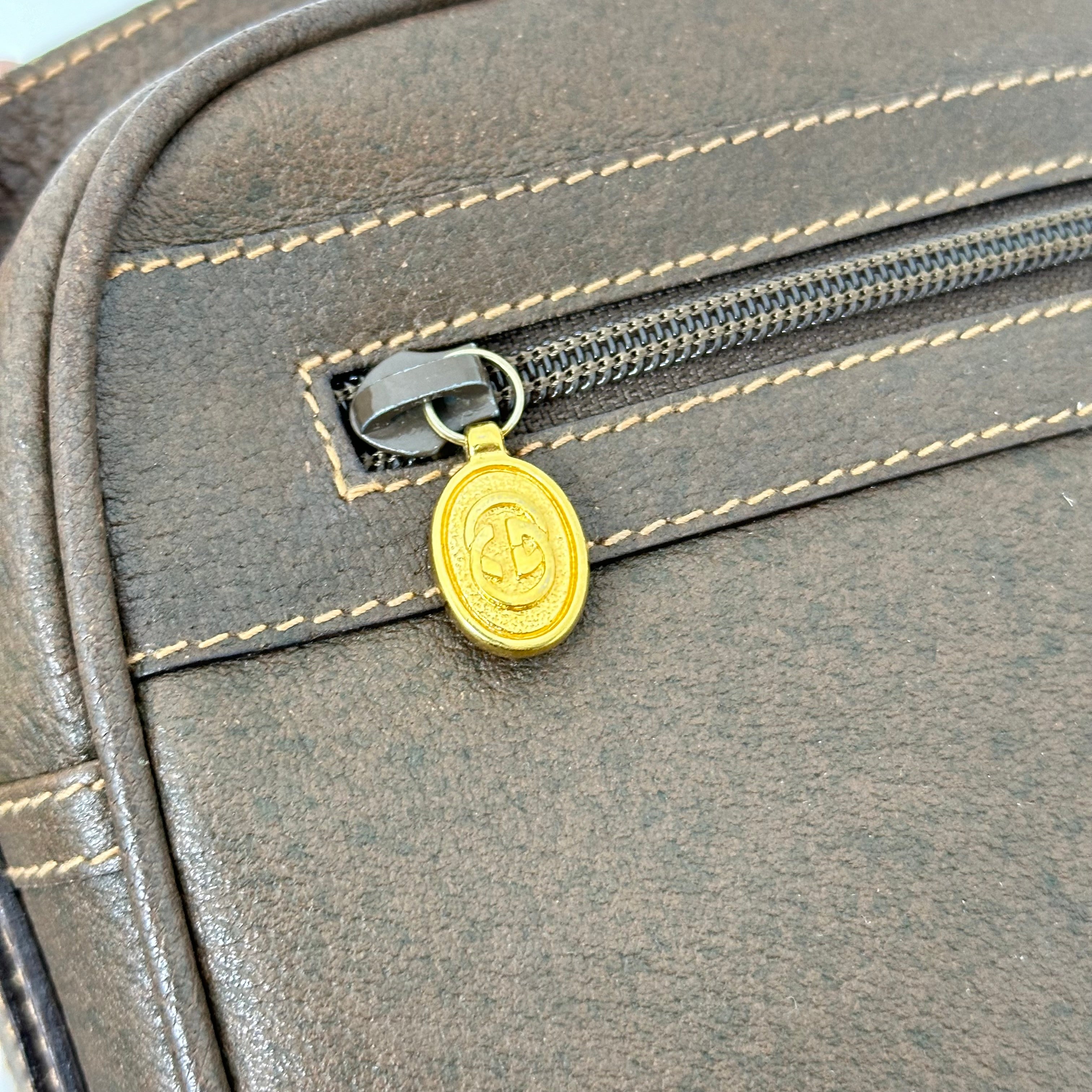 Brown Sherry Line Crossbody