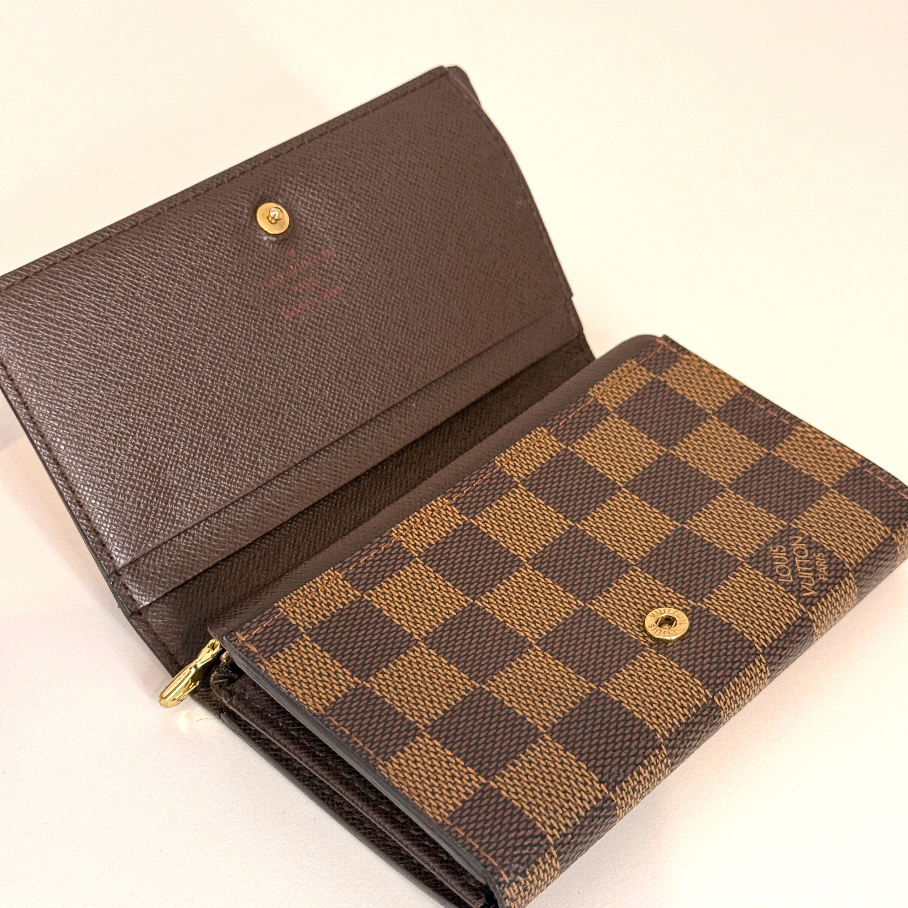 Damier Ebene Compact Wallet