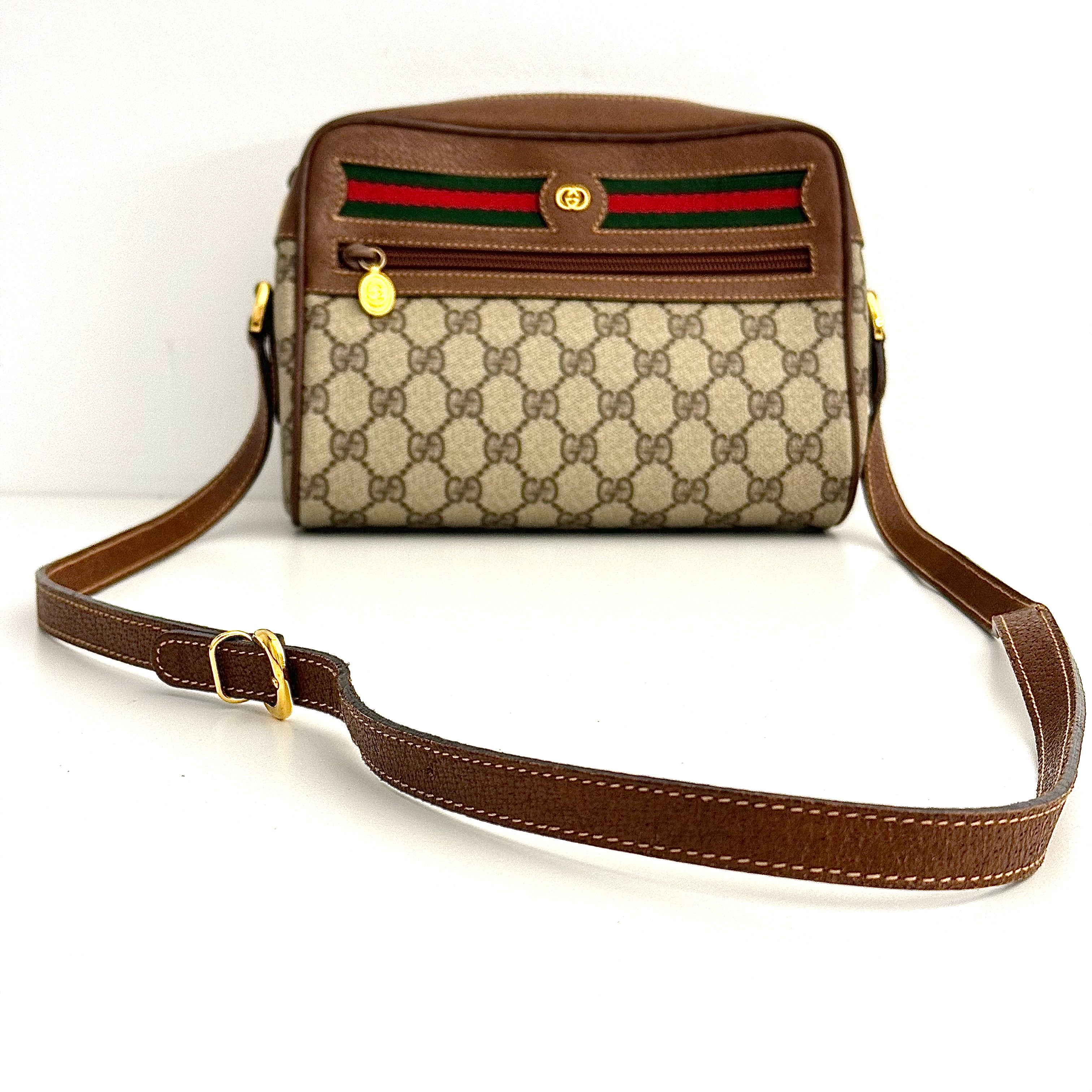 Brown GG Supreme Crossbody