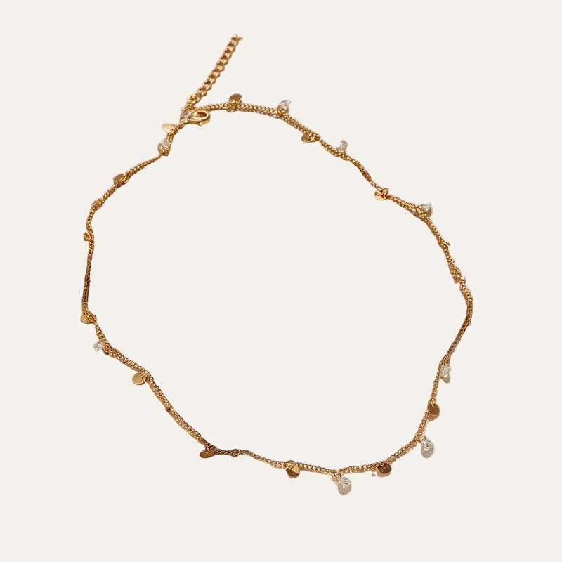 DAINTY DISC NECKLACE