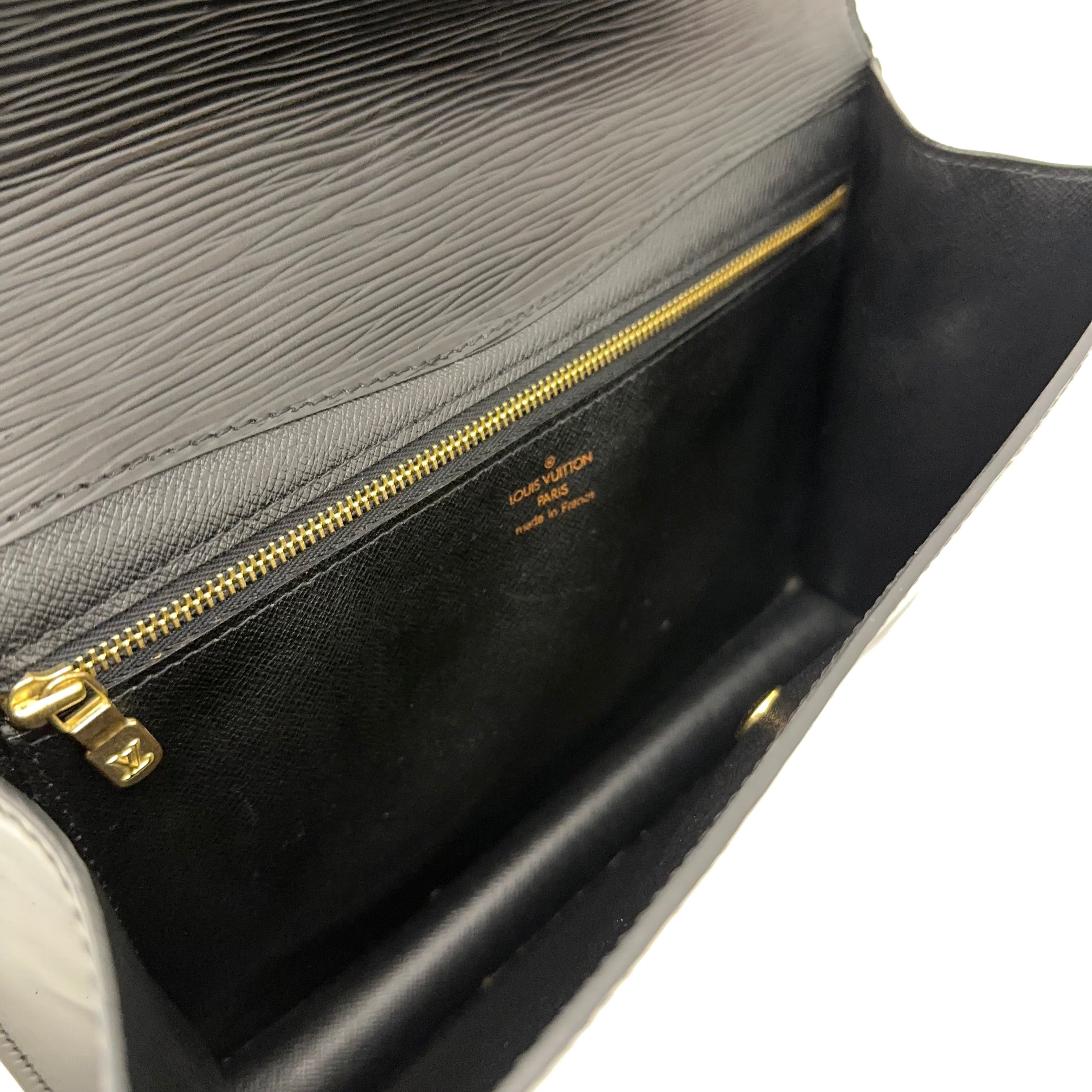 Black Epi Clutch