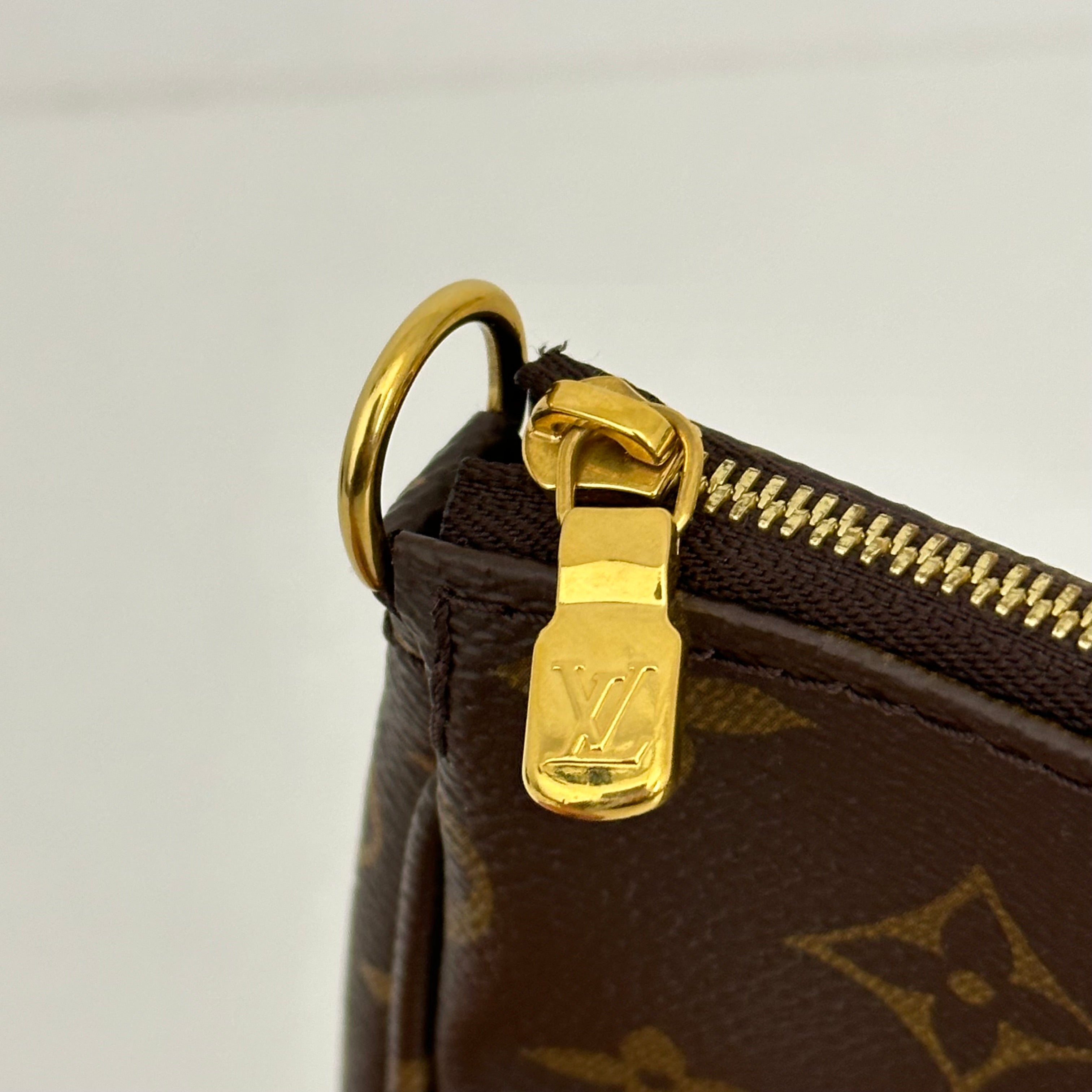 Large Multi Pochette Pouch with Generic Brand Strap/Chain