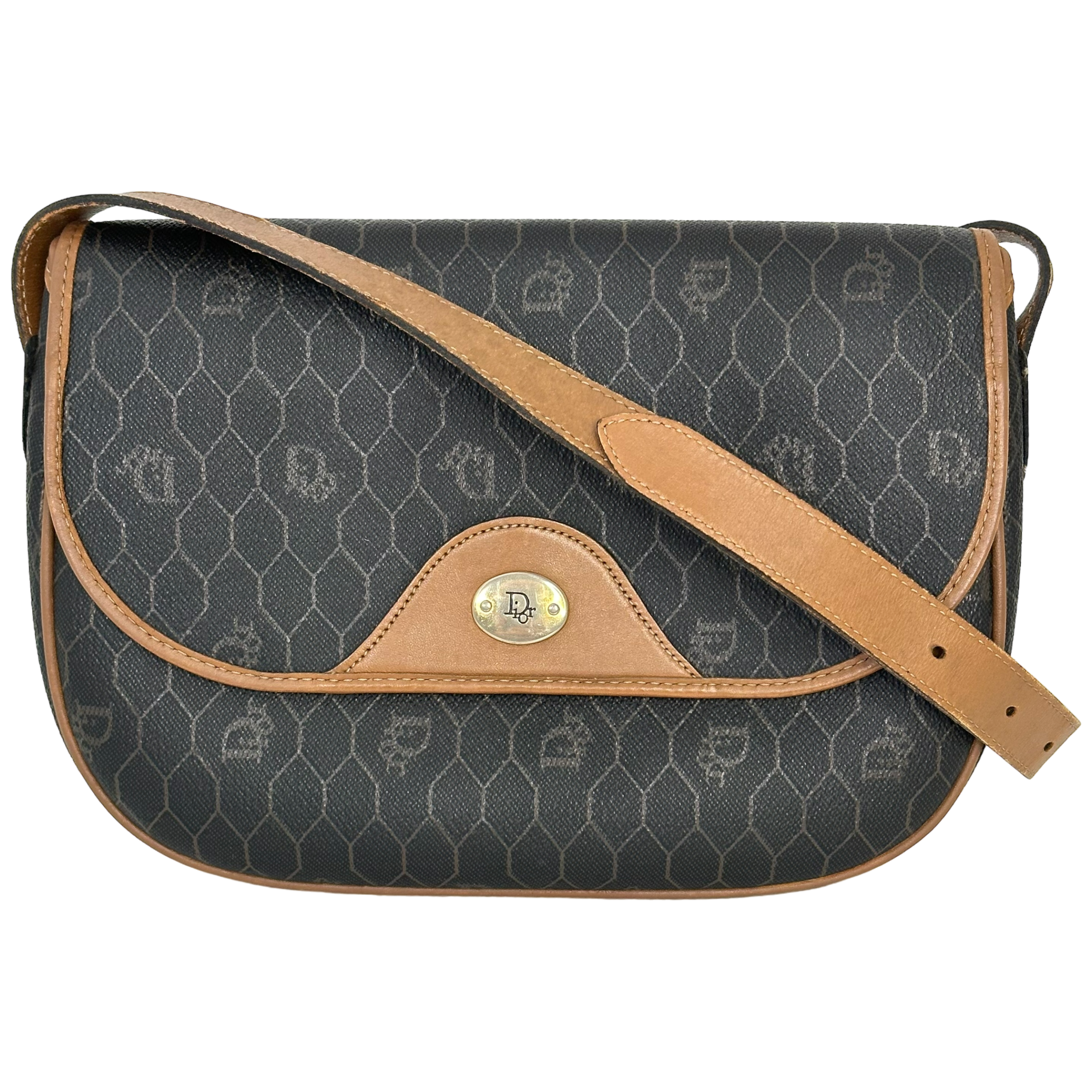 Black Honeycomb Crossbody