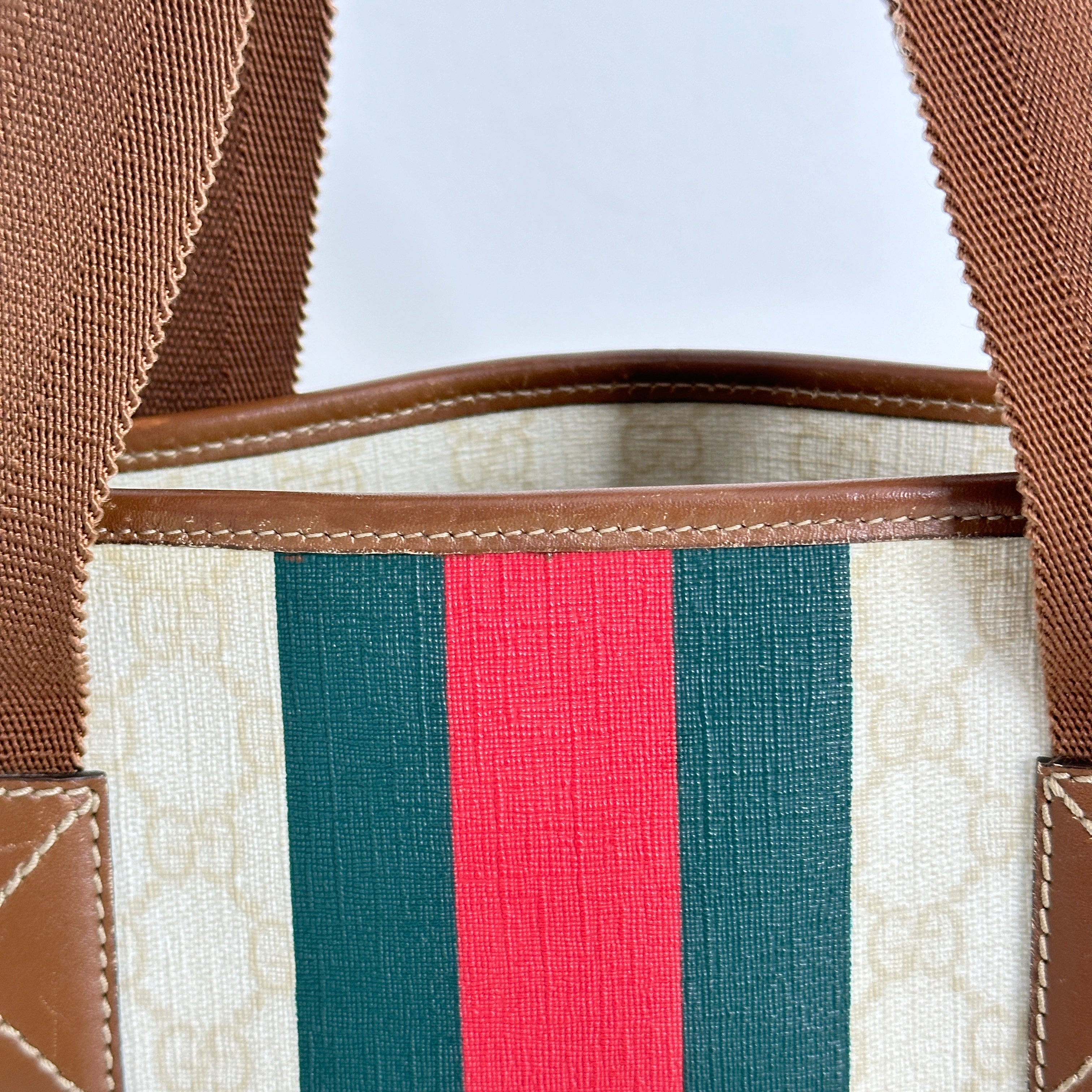 White GG Travel Bag