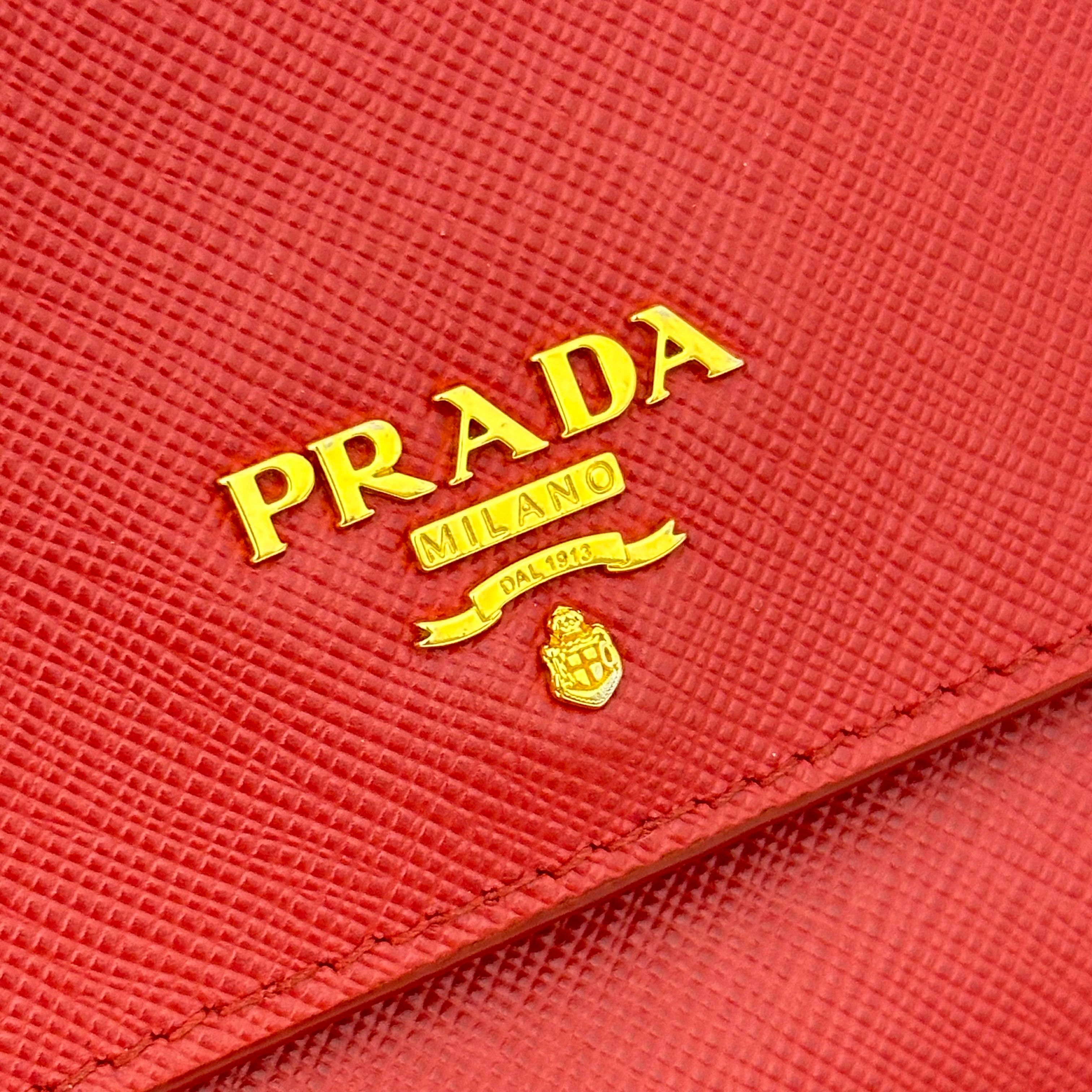 Red Saffiano WOC