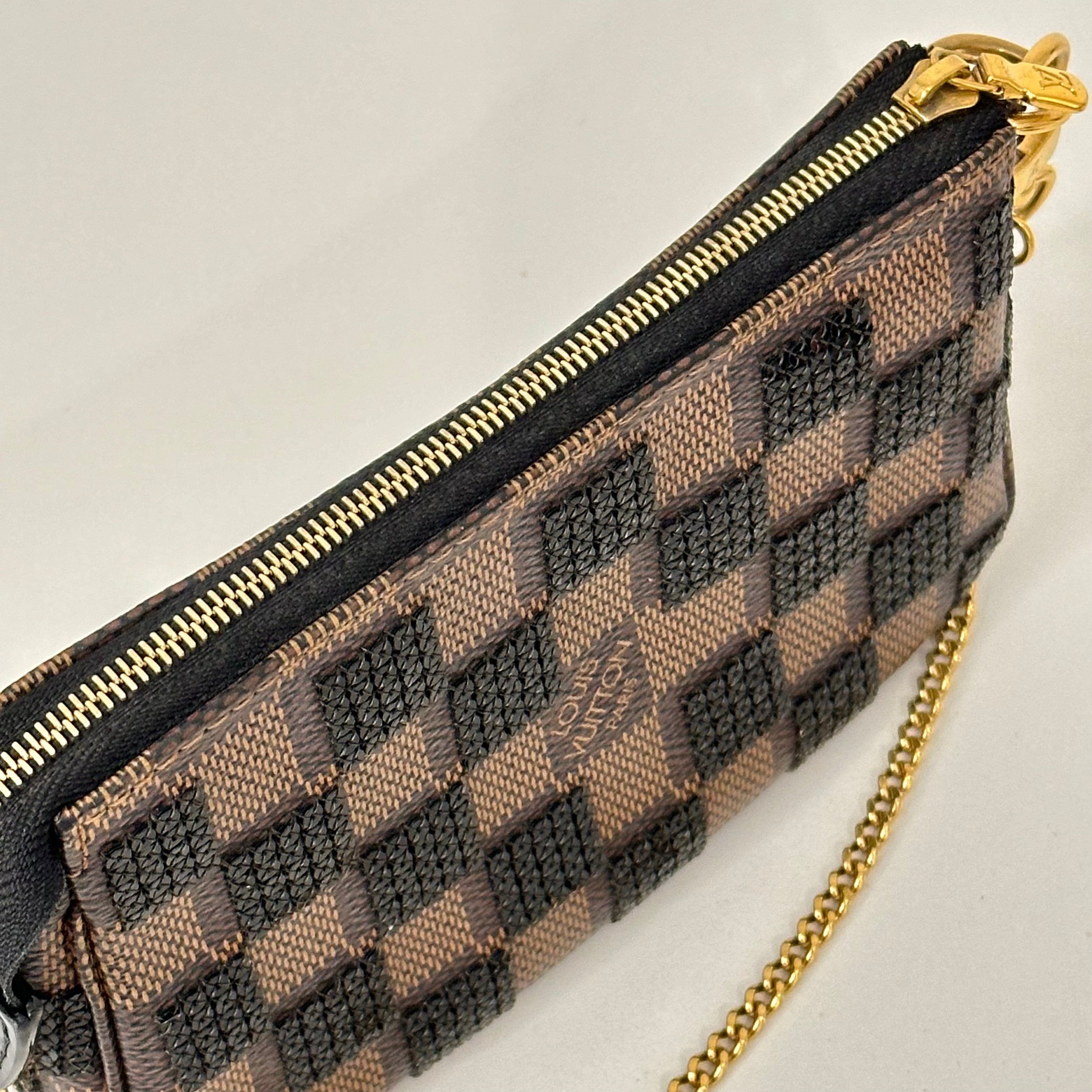 Damier Paillettes Mini Pochette Accessories