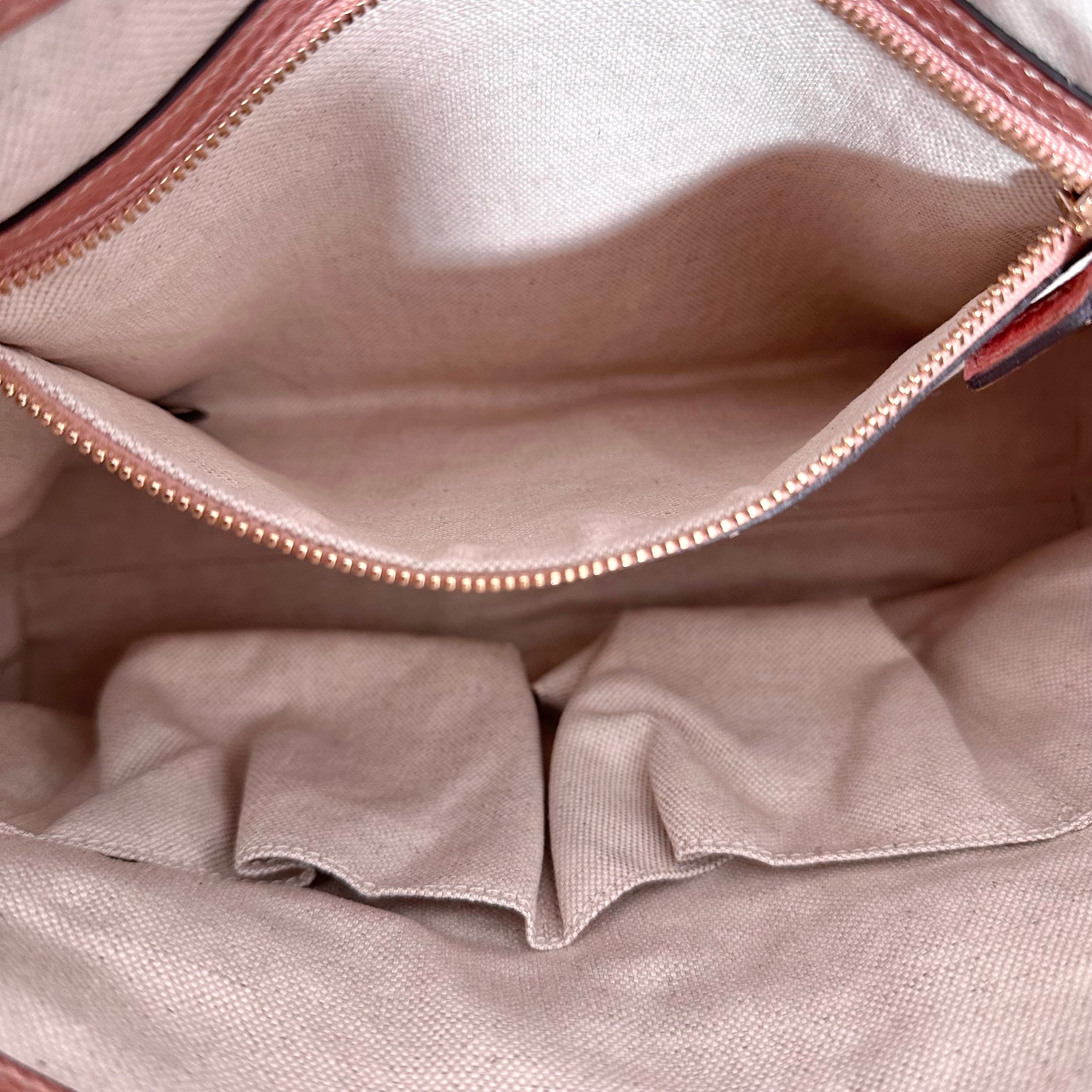 Metallic Pink Bamboo Tote