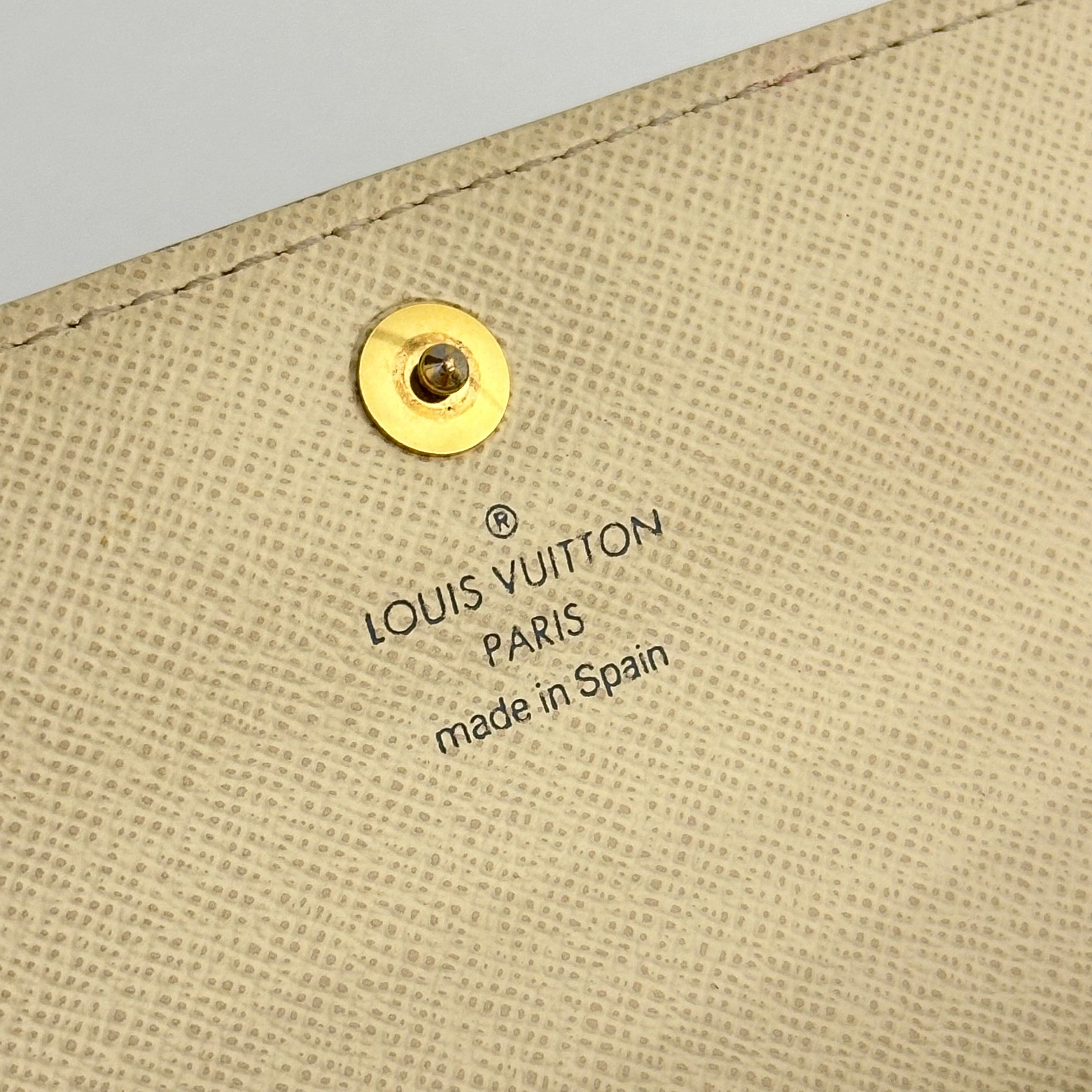 Damier Azur Large Compact Wallet