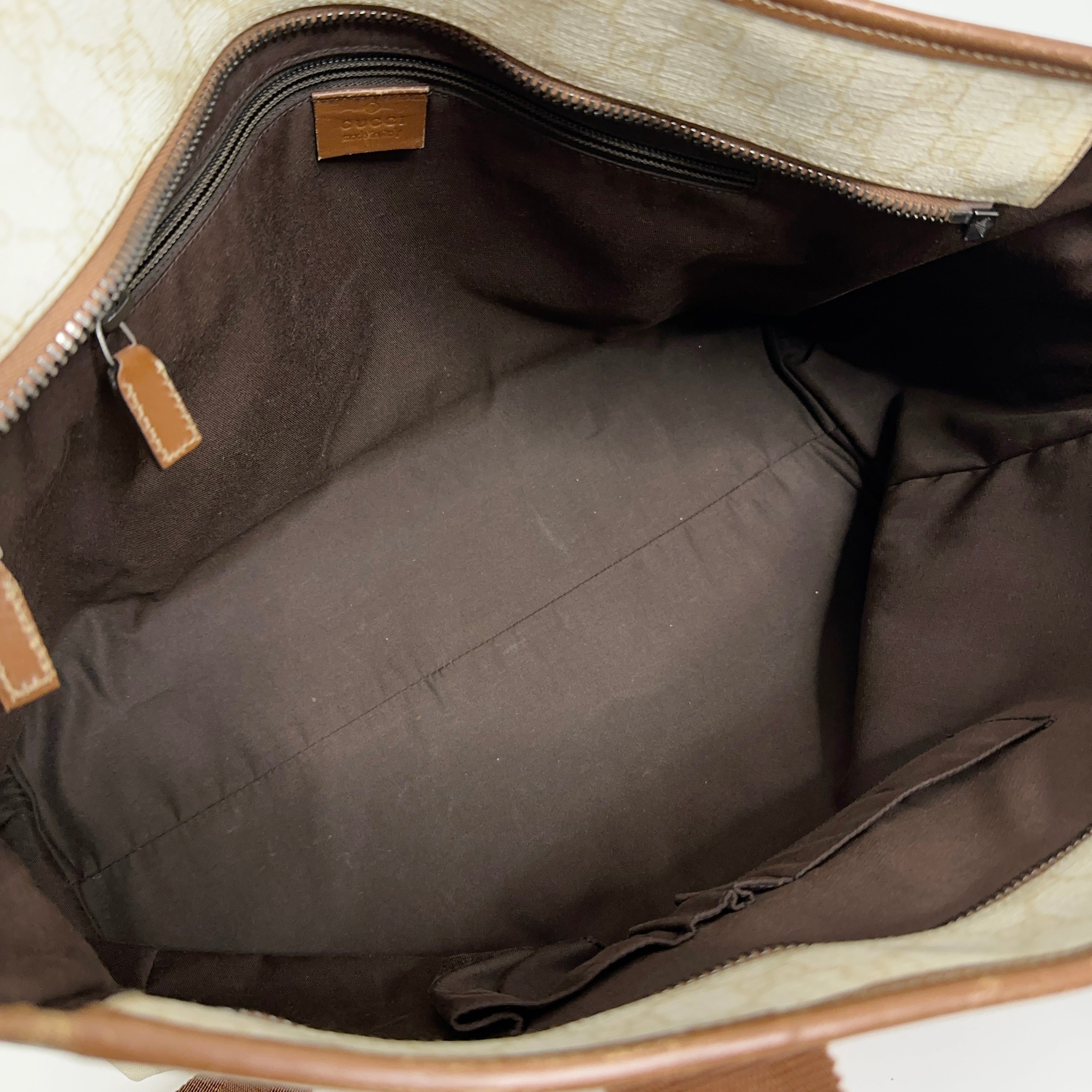 White GG Travel Bag