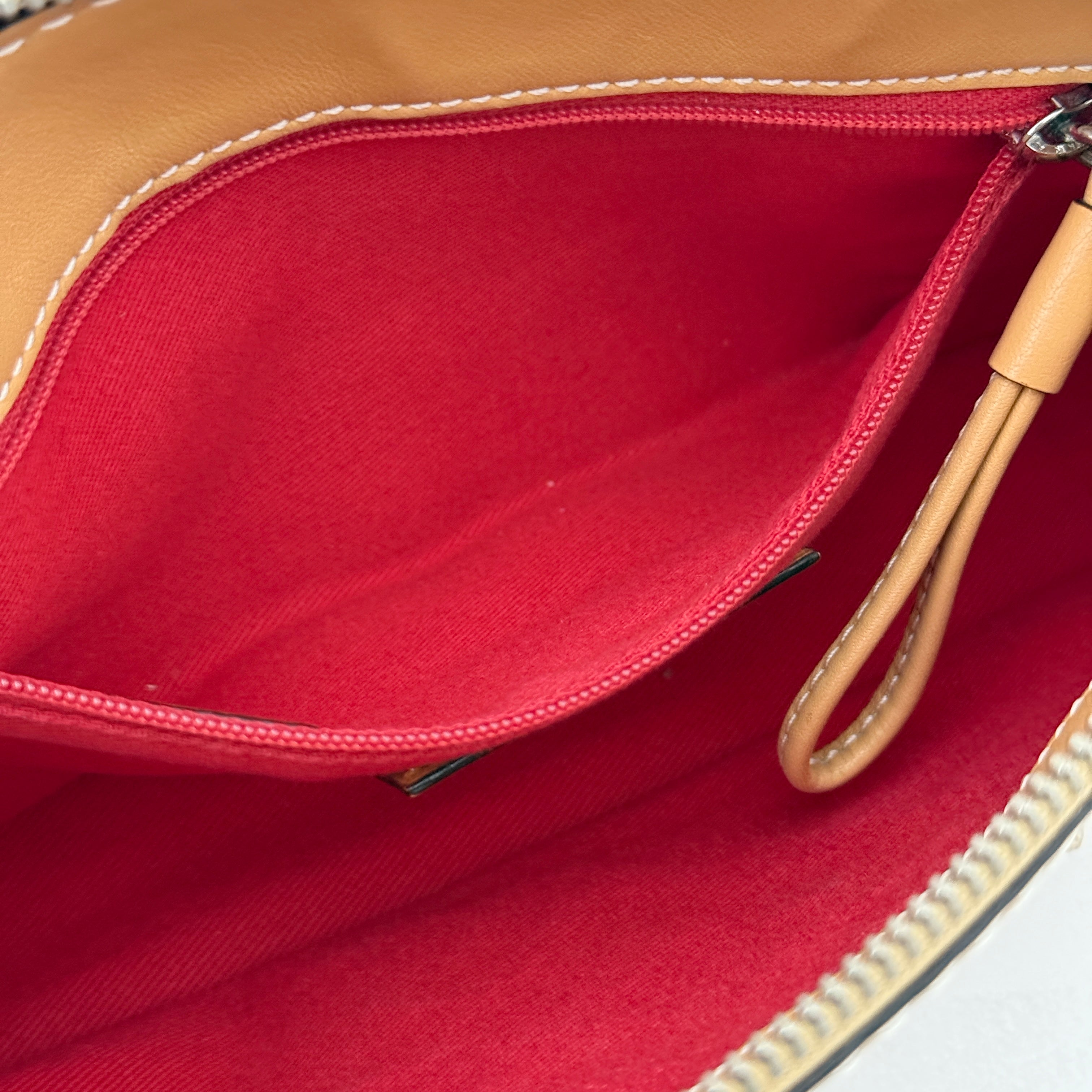 Anagram Patch Shoulder Bag